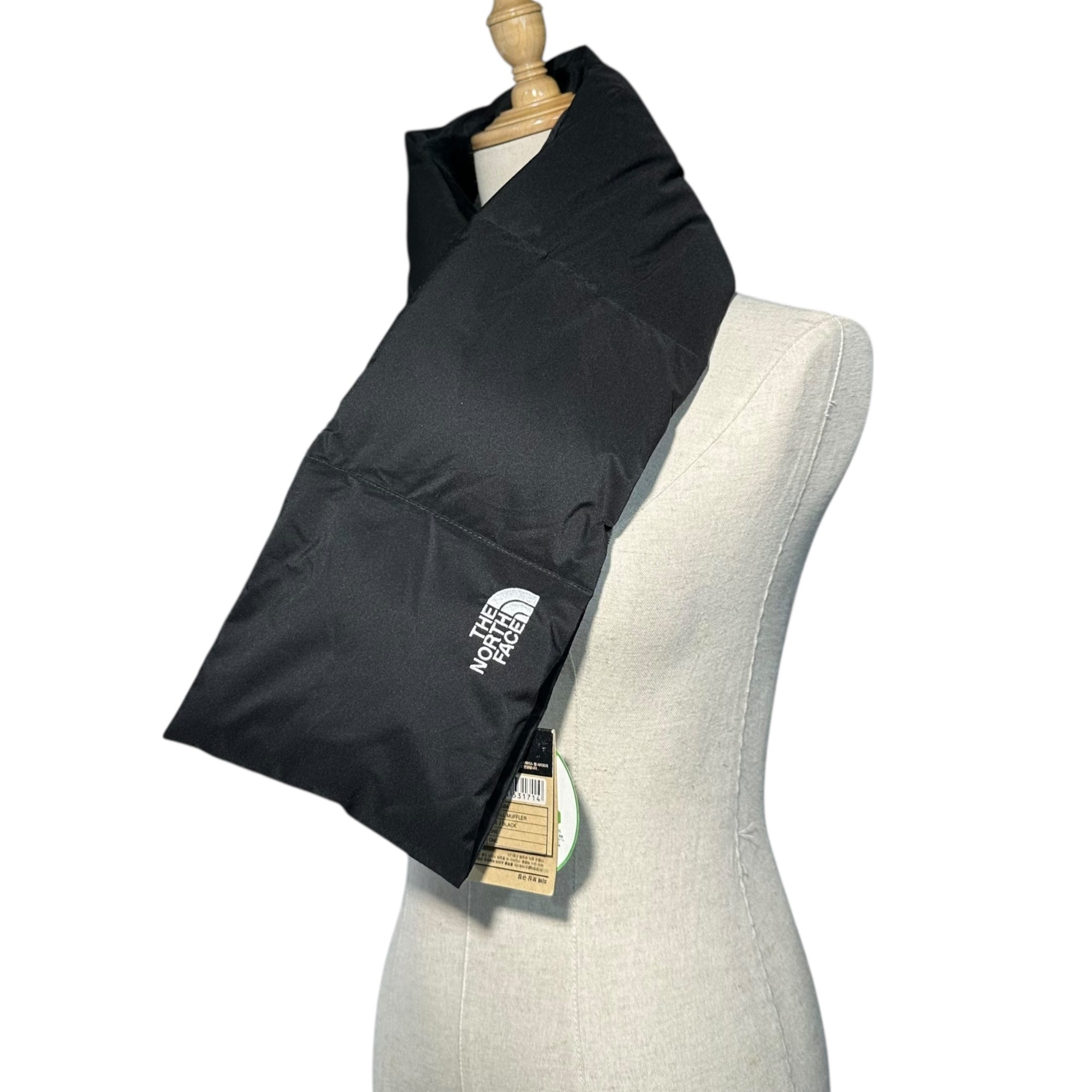 THE NORTH FACE(ノースフェイス) T-BALL MUFFLER ティー ボール マフラー NA5IP50A ONE ブラック 日本未発売 中綿 ヌプシ
