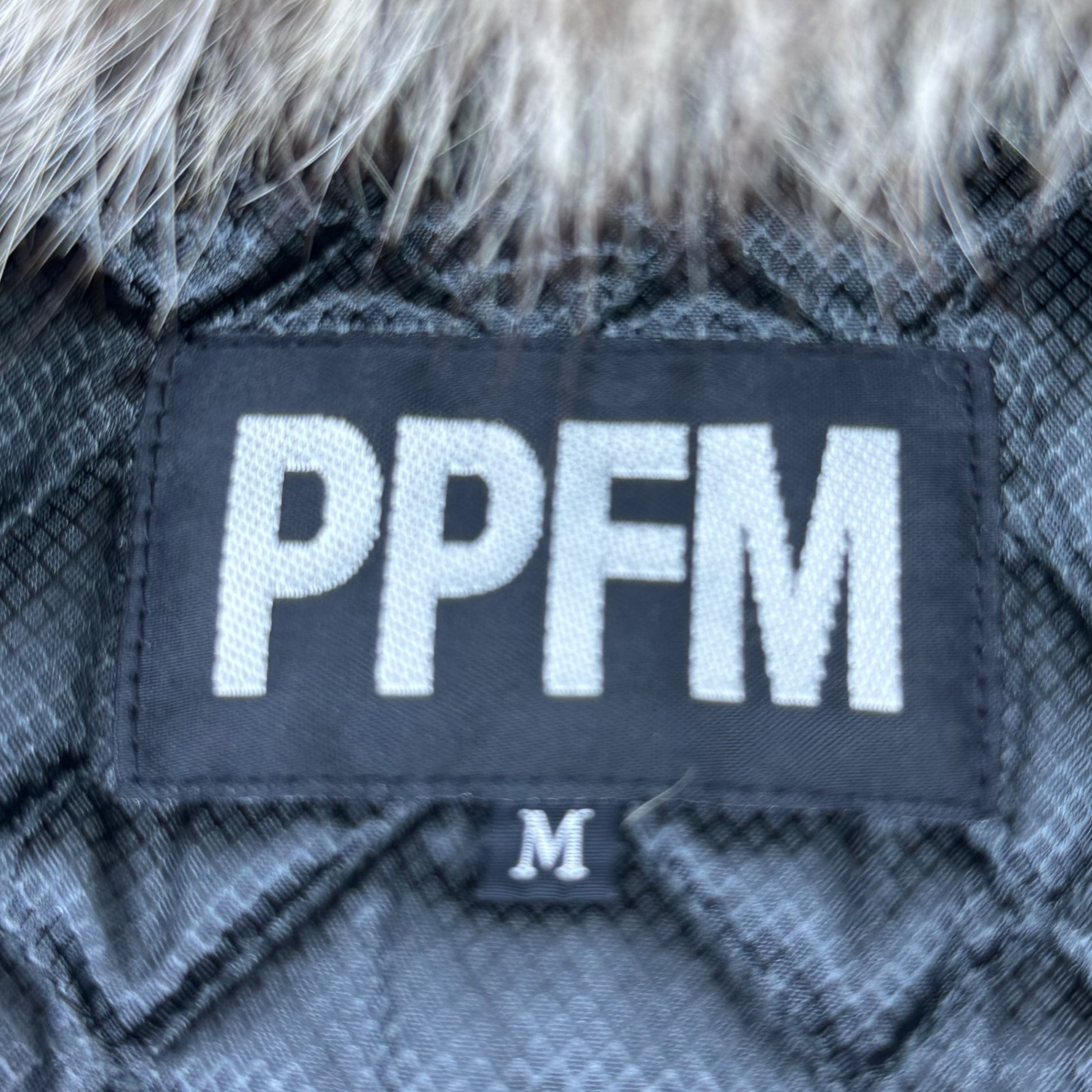 PPFM(ピーピーエフエム) 00's  Vintage Multifunctional Nylon Tech Interior Quilted Tactical Jacket 00年代 ヴィンテージ 多機能 ナイロン テック 内側 キルティング タクティカル ジャケット 35-02MS07 M ブラック 2002年発売品 コヨーテファー付属