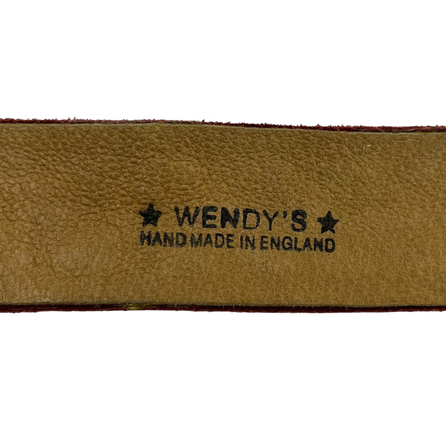 WENDY'S(ウェンディーズ) scale studded belt 鱗スタッズ ベルト レッド