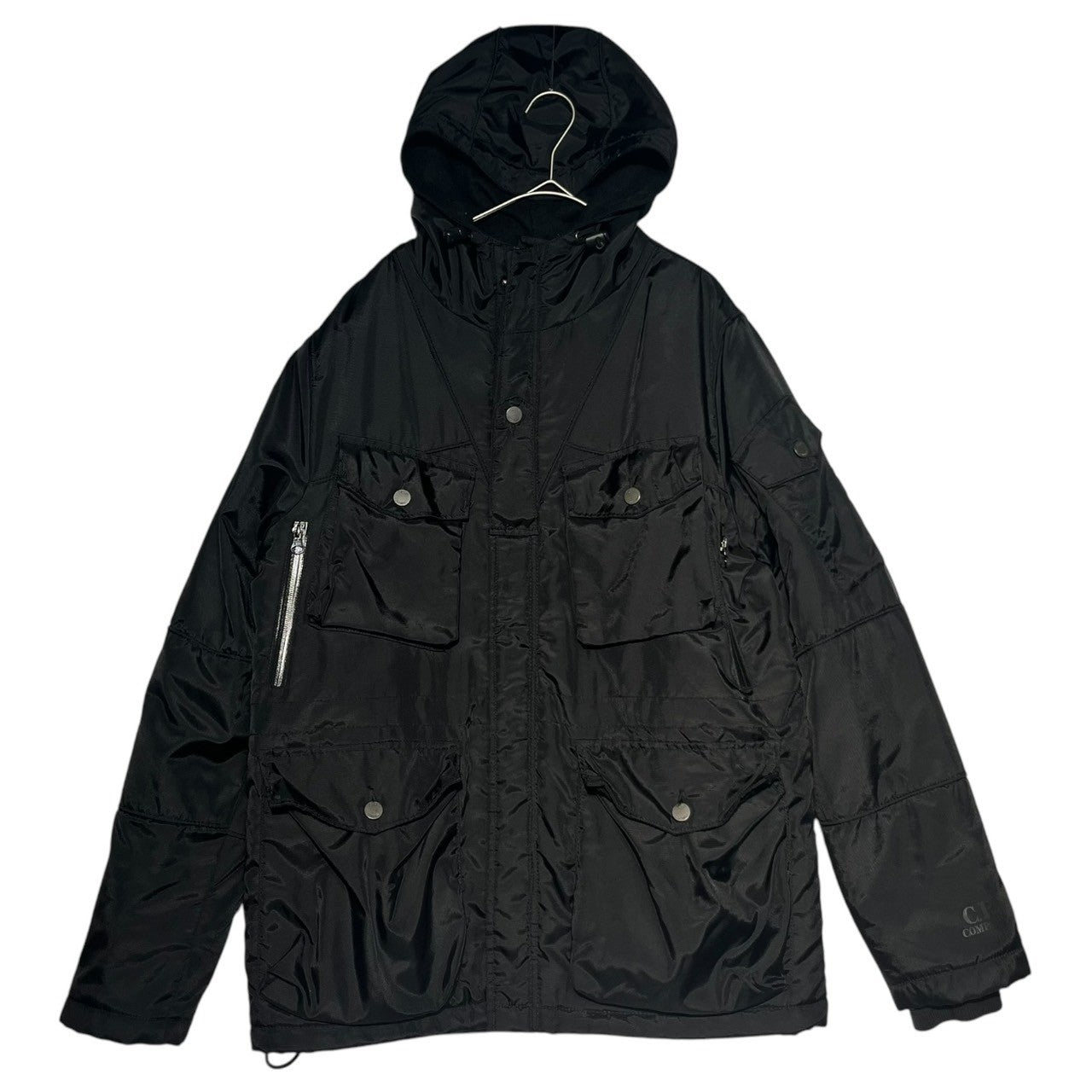 C.P.COMPANY(シーピーカンパニー) 07AW nylon tech jacket ナイロン テック ジャケット 47184360 M ブラック マウンテンパーカー 00's