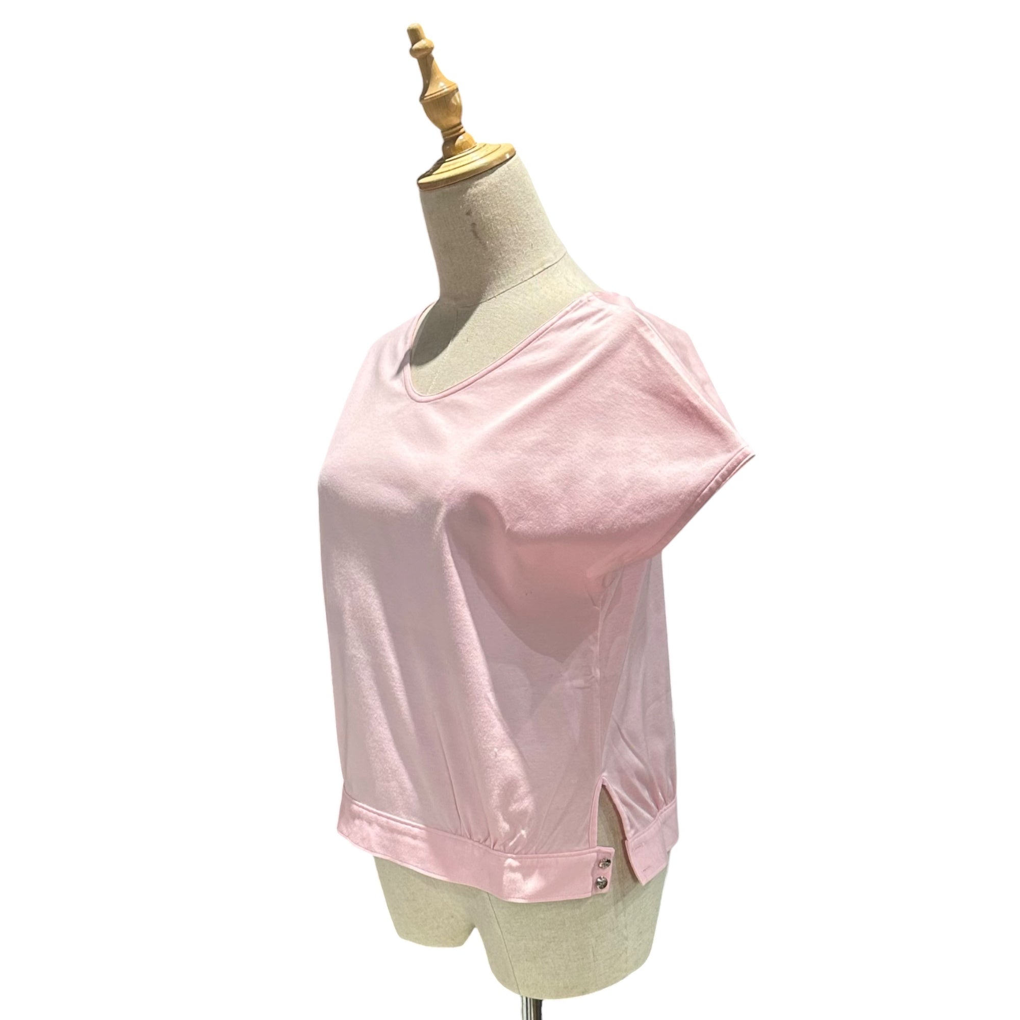 courreges(クレージュ) Old One-Point Logo T-Shirt オールド ワンポイント ロゴ Tシャツ ECK8-312130 9号(M) ピンク