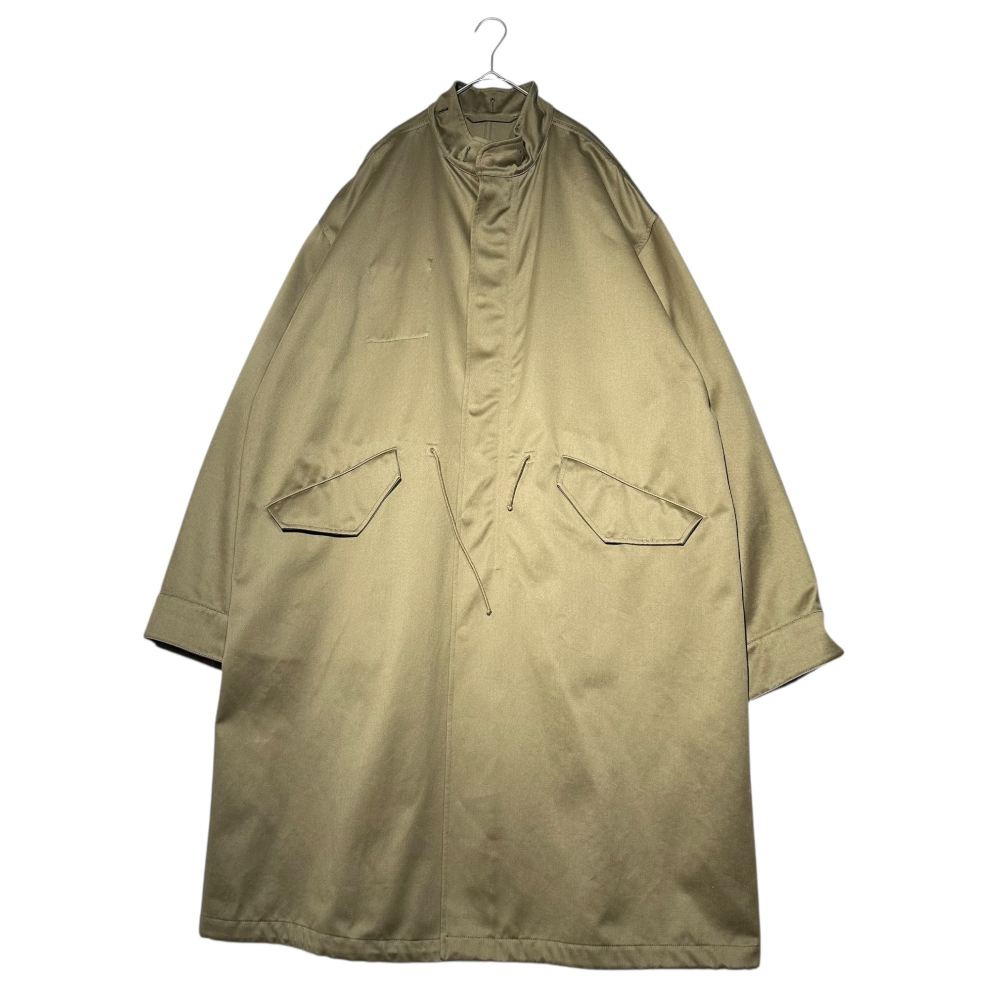 BURBERRY(バーバリー) Faux Fur And Cotton Parka フェイクファー コットン ロング モッズ コート 8079119 L カーキ ミリタリー