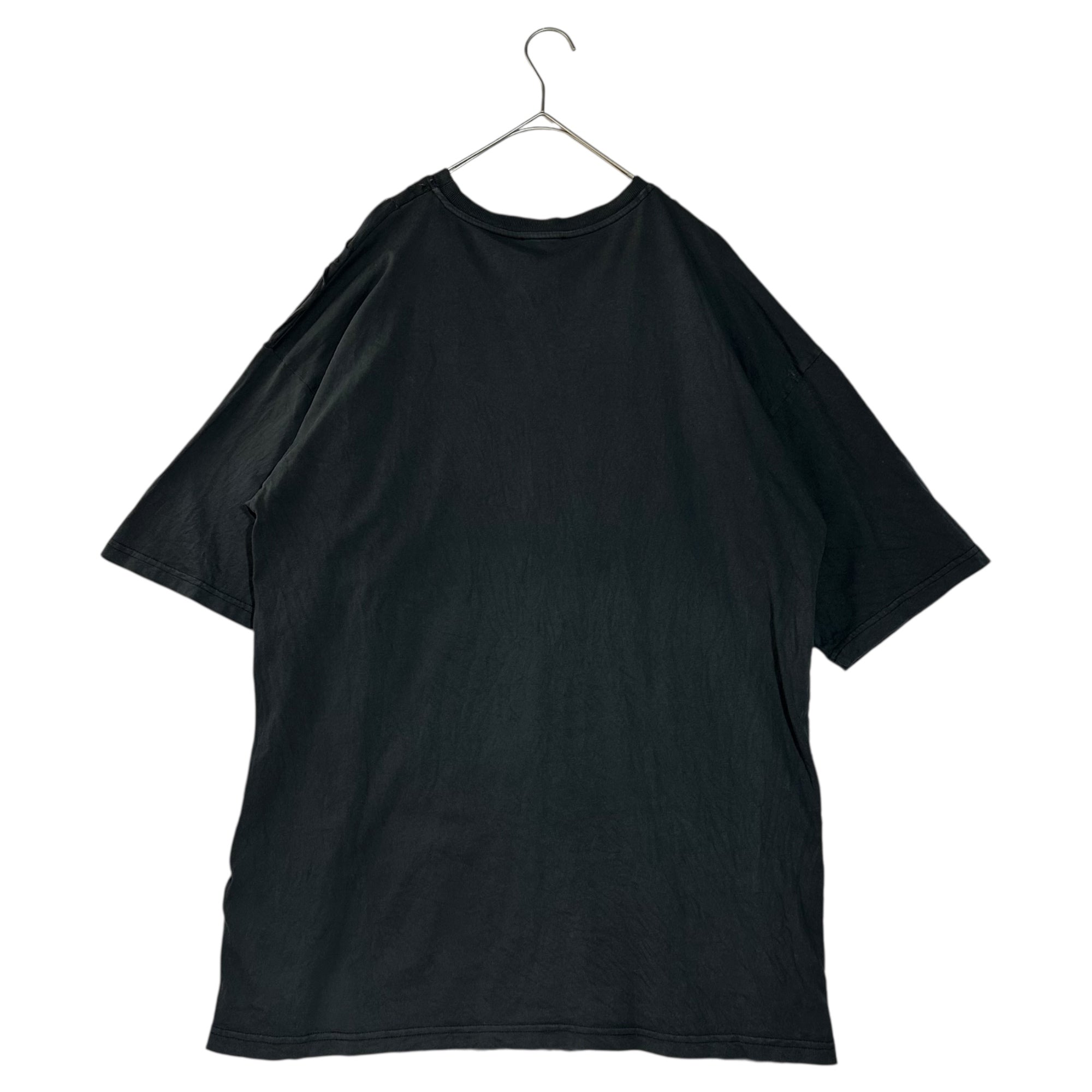 DIESEL(ディーゼル) T-BOXT-R29 デストロイ加工 半袖 Tシャツ Distressed Finish S/S T-Shirt A17647 OSLBS M ブラック ダメージ加工