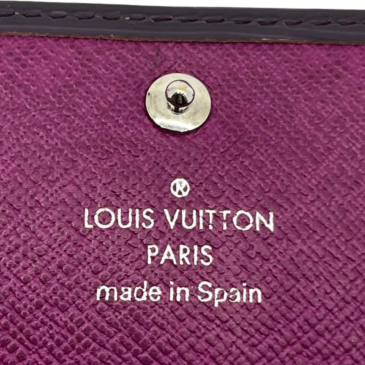 LOUIS VUITTON(ルイヴィトン) ポルトオフォイユサラ/長財布/エピ M6374L カシス(パープル) 製造番号:CA0029/イニシャル入り