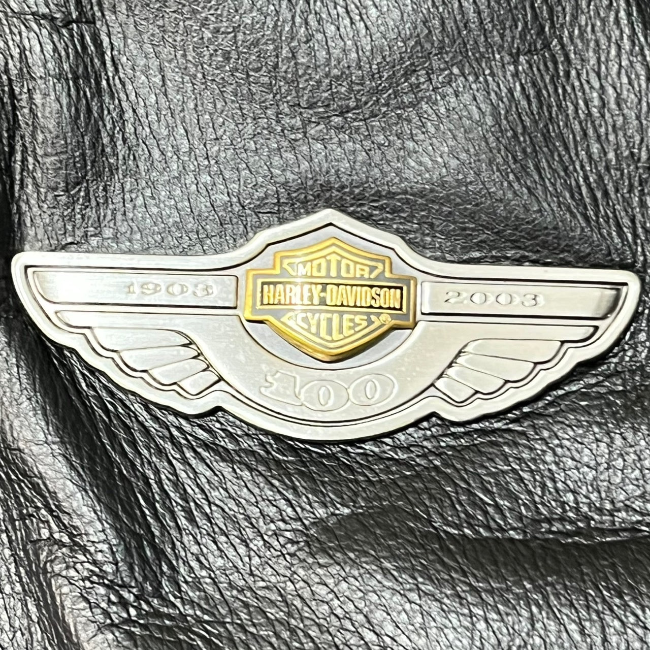 HARLEY DAVIDSON(ハーレーダビッドソン) 100th anniversary leather best/レザーベスト 10319 S  ブラック 100年記念モデル