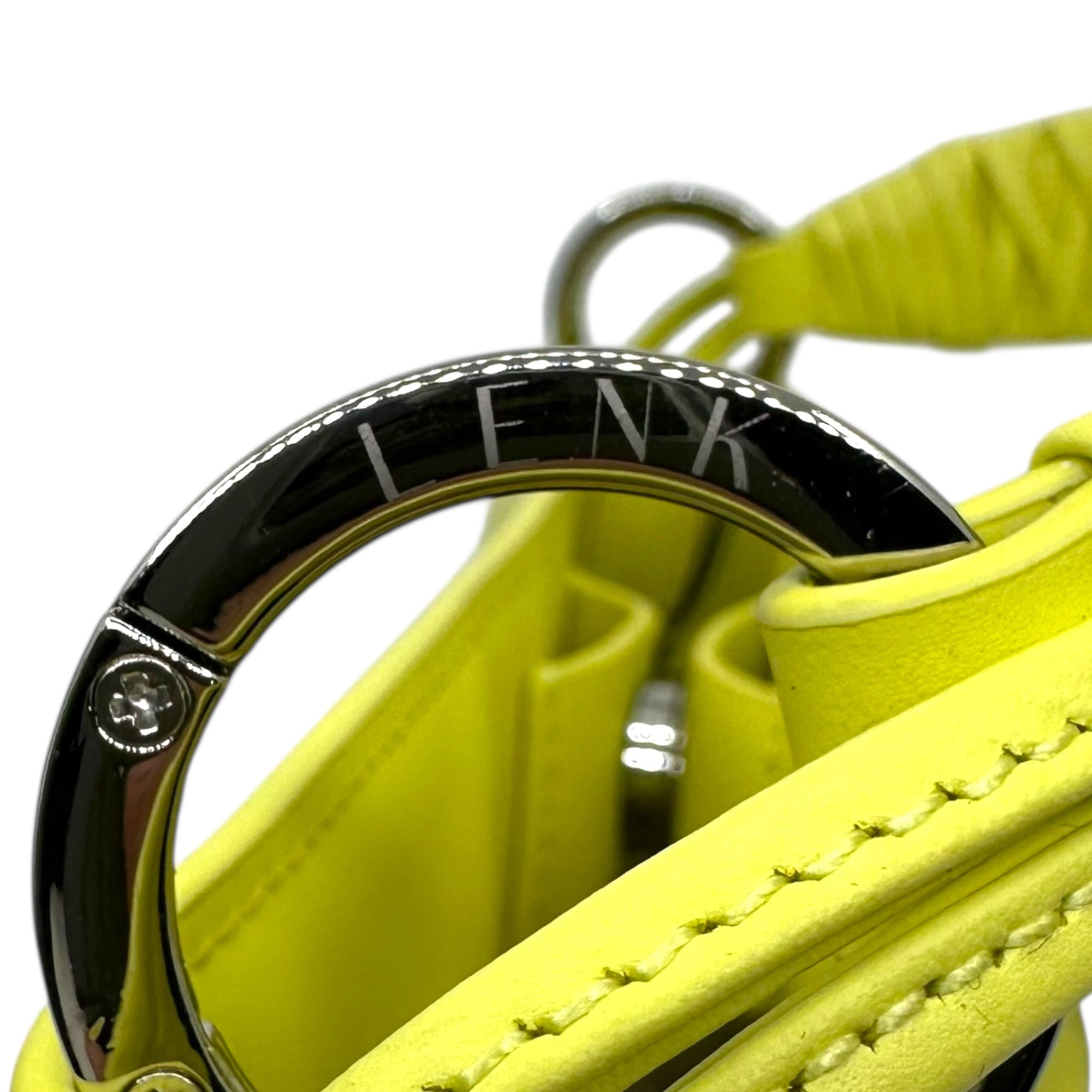 LENK(リンク) 24AW Shoulder Strap Bucket Bag ショルダー付 バケツ バッグ LE-24AW04 イエロー 参考定価44,000円