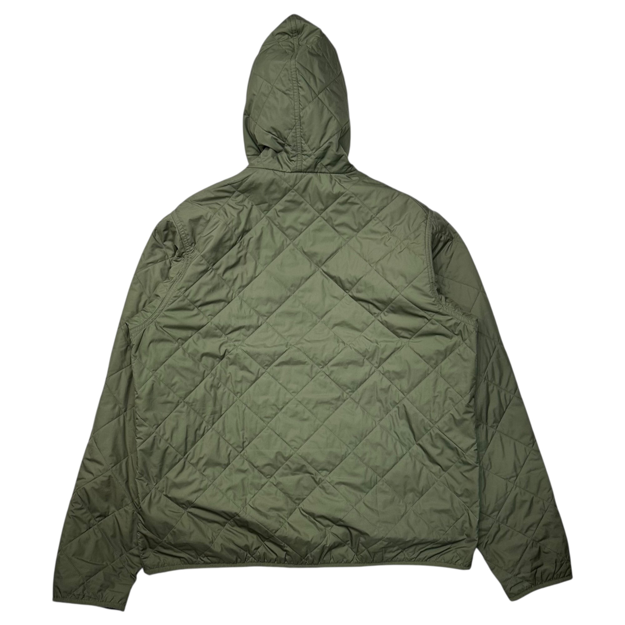 Patagonia(パタゴニア) DIAMOND QUILTED BOMBER HOODY  ダイアモンドキルト ボマージャケット フーディー 27610 L カーキ マウンテンパーカー