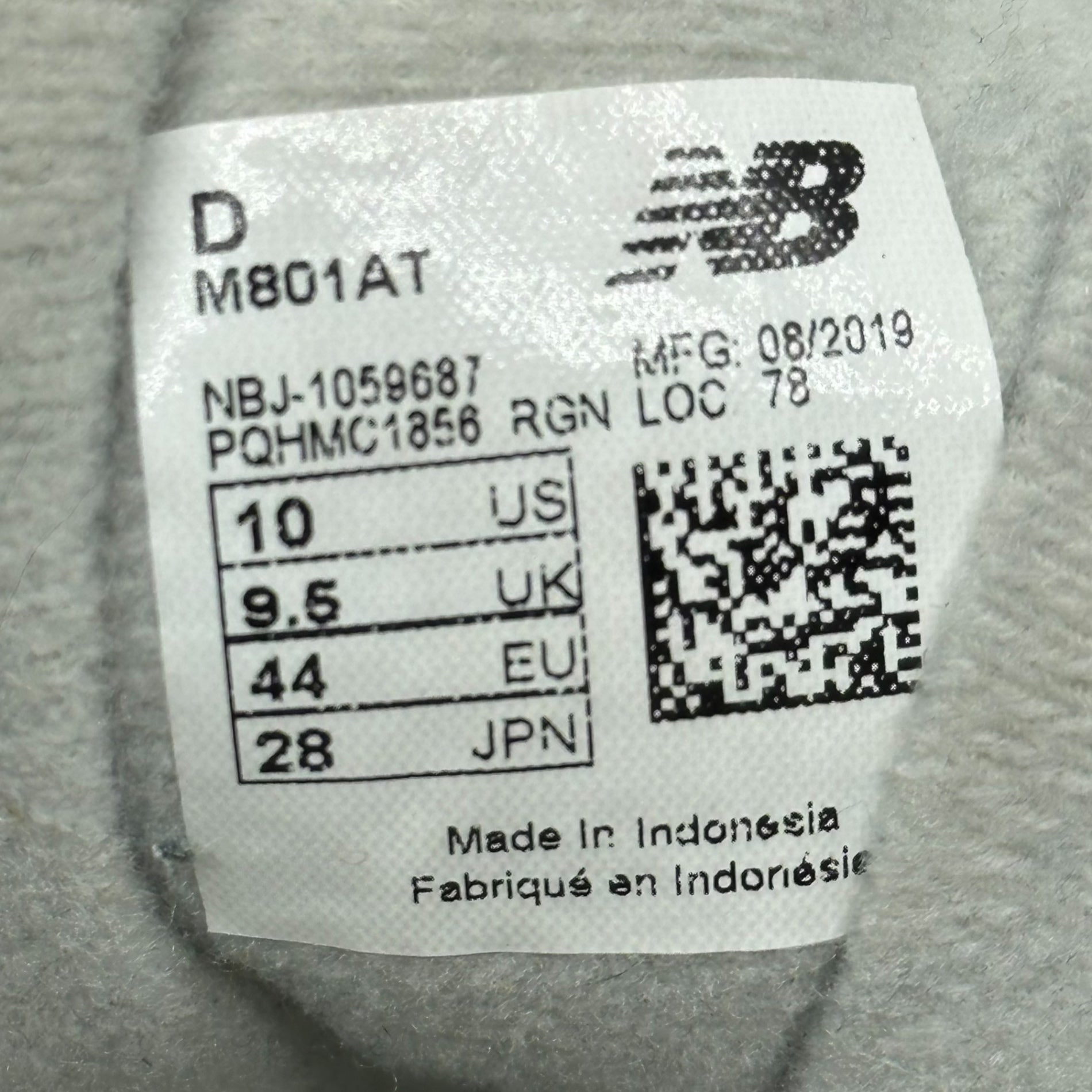 NEW BALANCE(ニューバランス) Trail Running Sneakers トレイル ランニング スニーカー シューズ ローカット M801AT 28.0cm グレー
