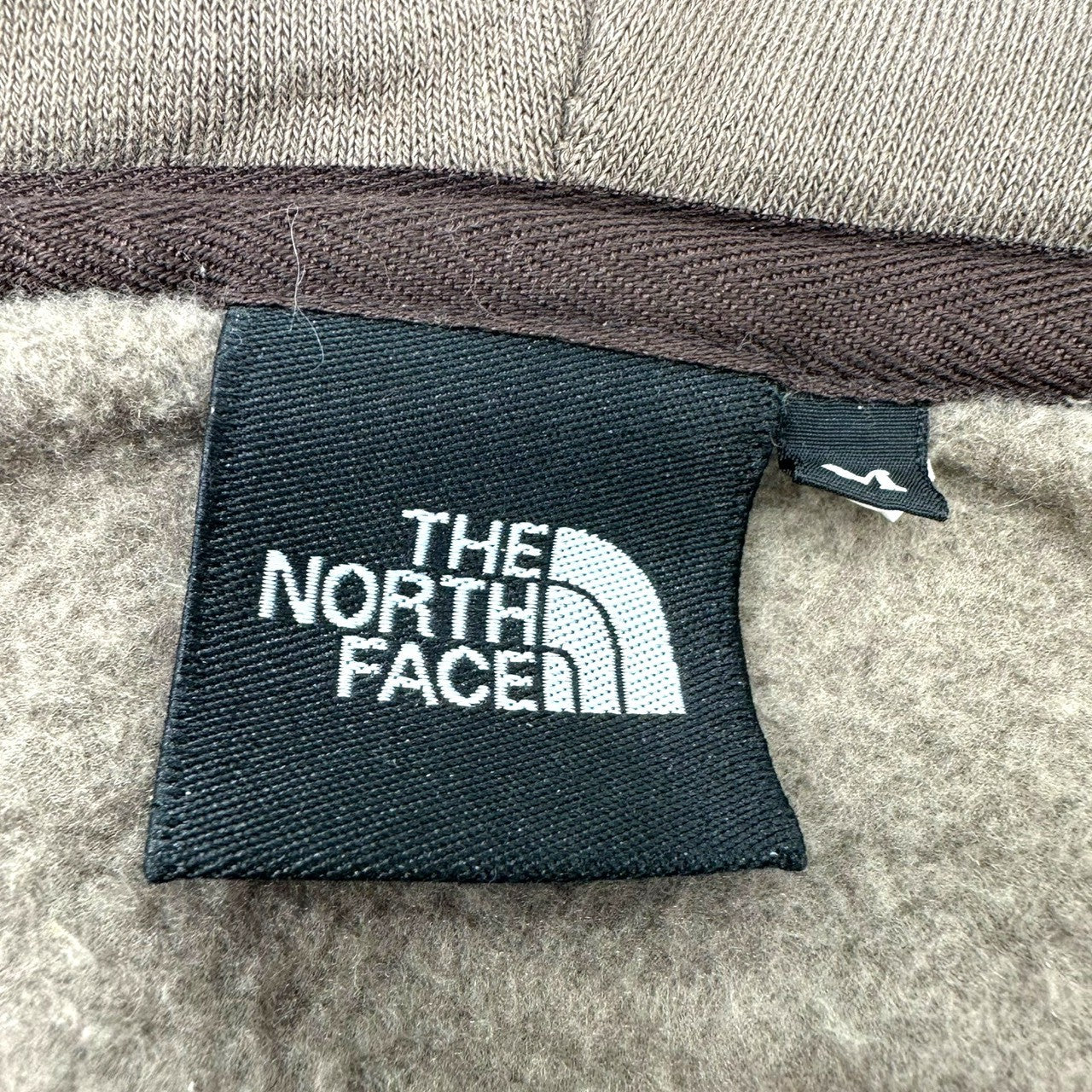 THE NORTH FACE(ノースフェイス) REARVIEW FULLZIP HOODIE リアビュー フルジップ フーディ NT11530 M ベージュ ジップ パーカー ロゴ