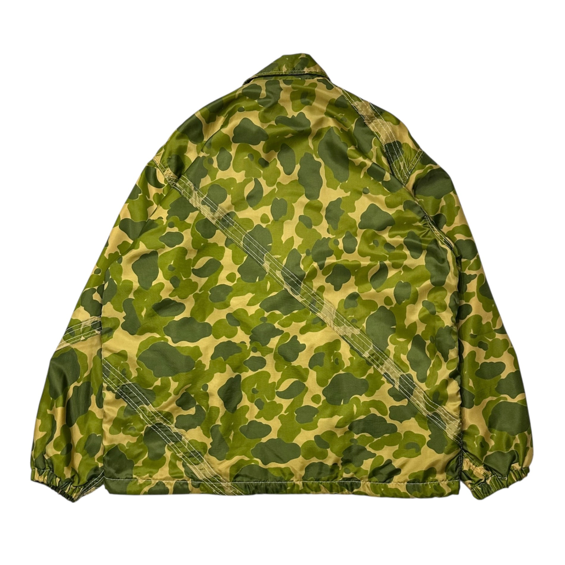 HEXICO(ヘキシコ) FORT Exclusive Coach Jacket EX. ”1950s US Military Duck Hunter Camo Parachute” フォート限定 コーチジャケット 1950年代 アメリカ軍 ダック ハンター カモフラージュ パラシュート STYLE：7003 ONE SIZE ベージュ×カーキ 完売品