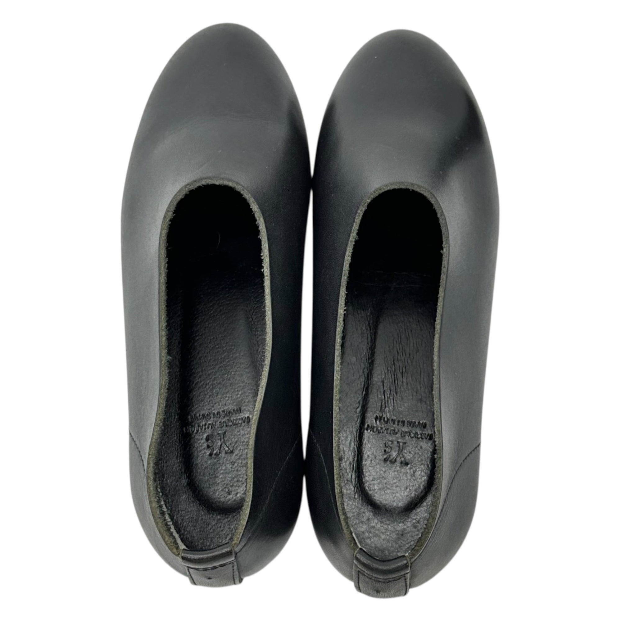 Y's(ワイズ) 90’s Leather Kung Fu Shoes レザー カンフー シューズ M(23cm程度) ブラック 90年代 ヴィンテージ アーカイブ 稀少アイテム