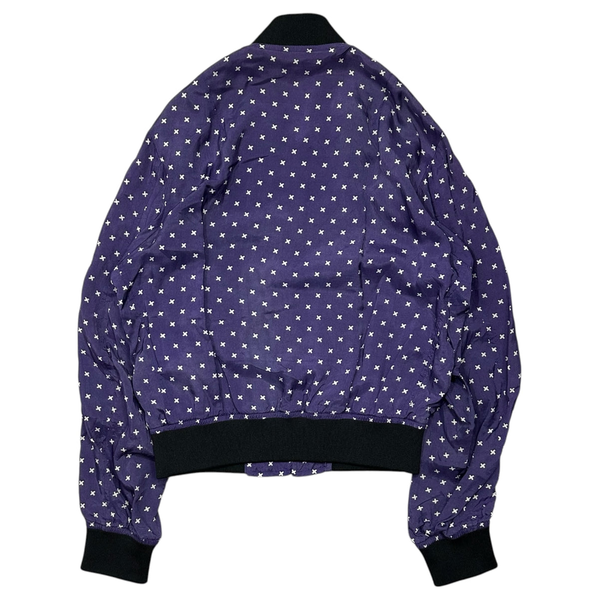COMME des GARCONS COMME des GARCONS(コムデギャルソンコムデギャルソン) 2005SS Side Stripes Cupro Blouson サイドライン キュプラ ブルゾン RO-J009 M パープル AD2004 00's