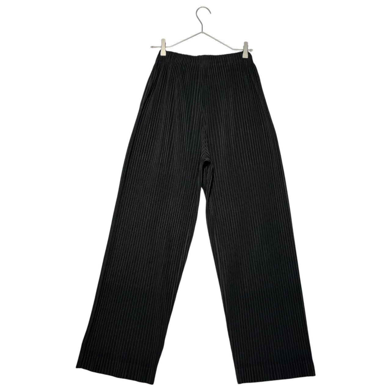 HOMME PLISSE ISSEY MIYAKE(オムプリッセイッセイミヤケ) MONTHLY COLOR OCTOBER ストレート プリーツ パンツ HP43JF119 2 ブラック 完売品