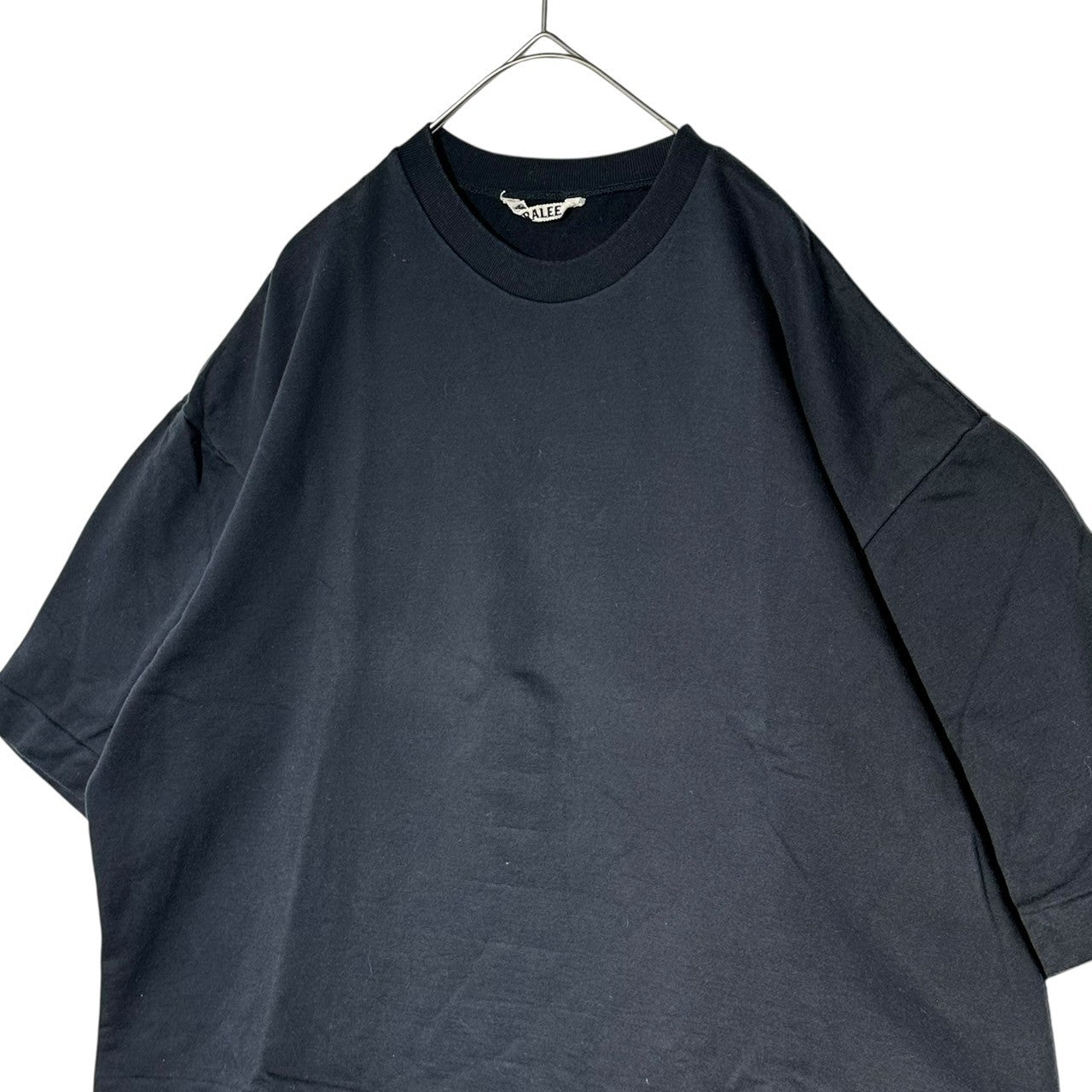 AURALEE(オーラリー) Super High-Gauge Sweatshirt T-Shirt スーパー ハイゲージ スウェット Tシャツ A6SP03SH 1 ネイビー ショート丈