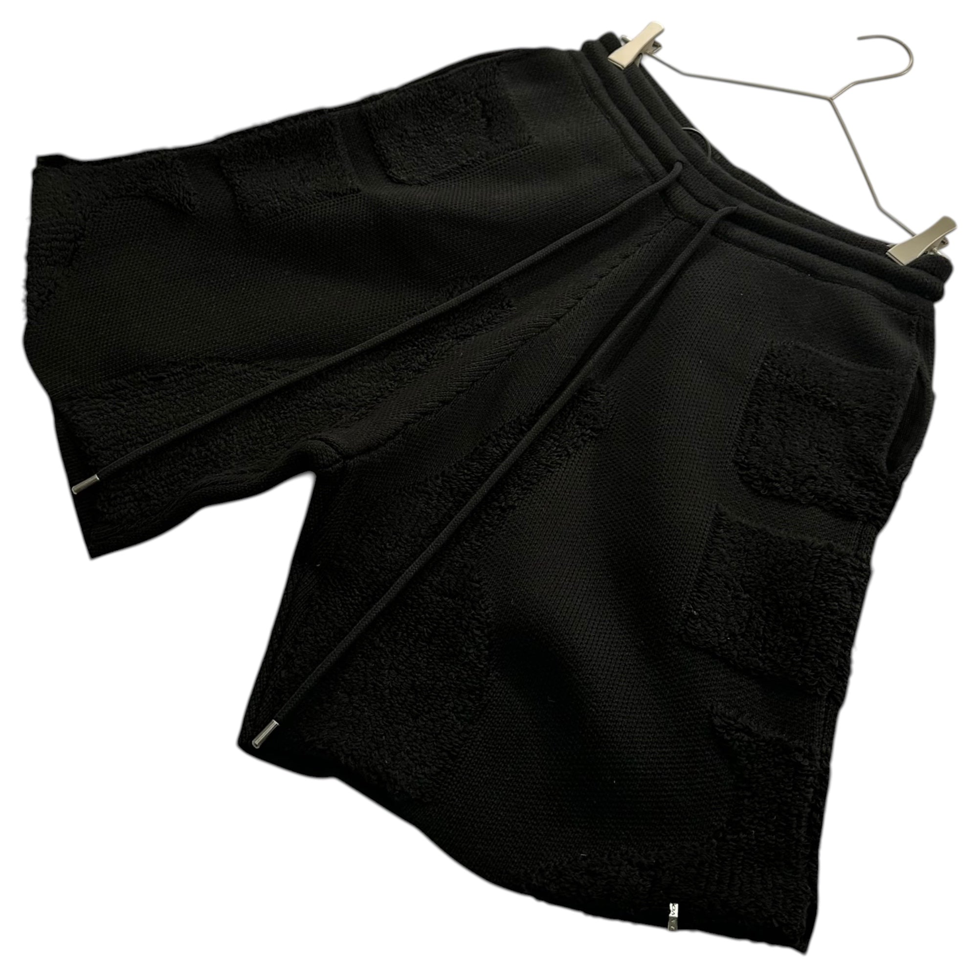 free world order (フリーワールドオーダー) sweat shorts Bore switching スウェット ハーフ パンツ ボア 切替 参考定価19580円 FV23SU-SP002 M ブラック ショーツ
