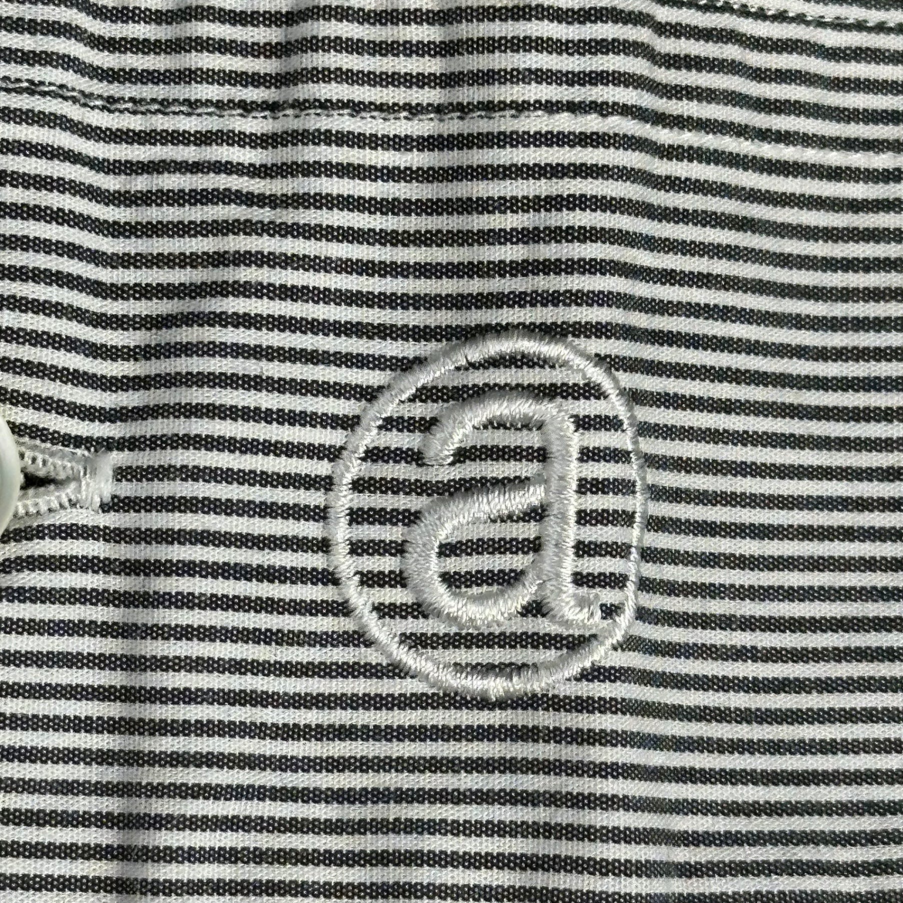 assemble a.k.a AFFA(アッセンブルエーケーエーエーエフエフエー) Striped Round-Neck L/S Shirt ストライプ 丸襟 長袖 シャツ AFH4401-1 M グレー×ホワイト×レッド