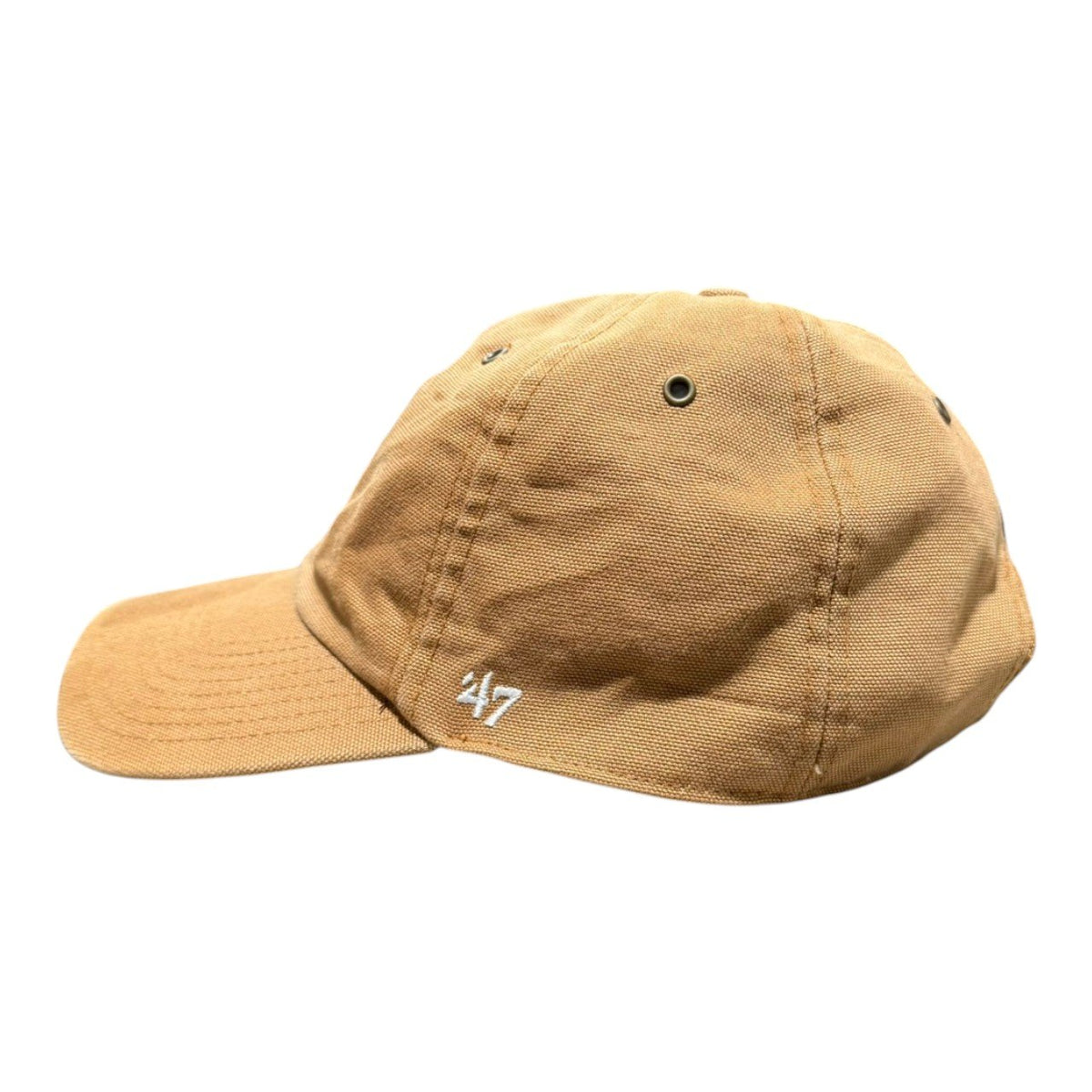 47brand × Carhartt(フォーティーセブンブランド × カーハート) 2025SS New York Yankees CAPTAIN RL Cap ヤンキース キャプテン キャップ ブラウン×ホワイト