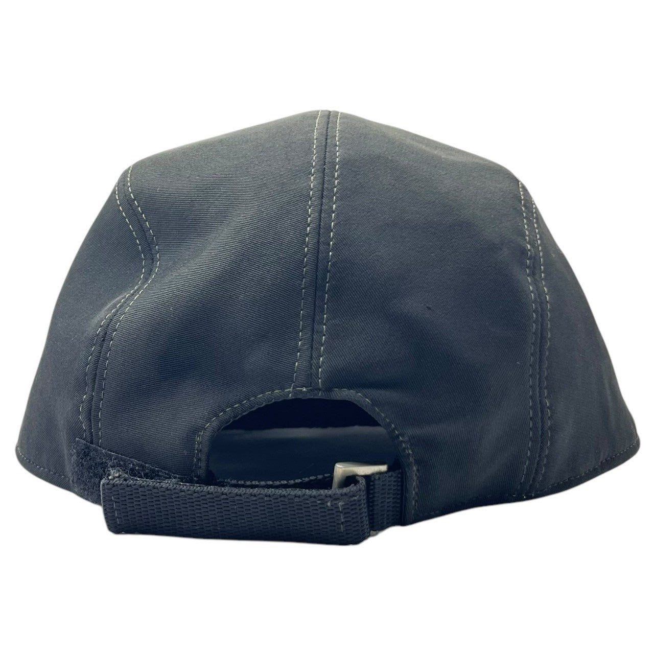 PRADA(プラダ) 00's Logo front pocket jet cap ロゴ フロント ポケット ジェット キャップ L ブラック Y2K テック 帽子