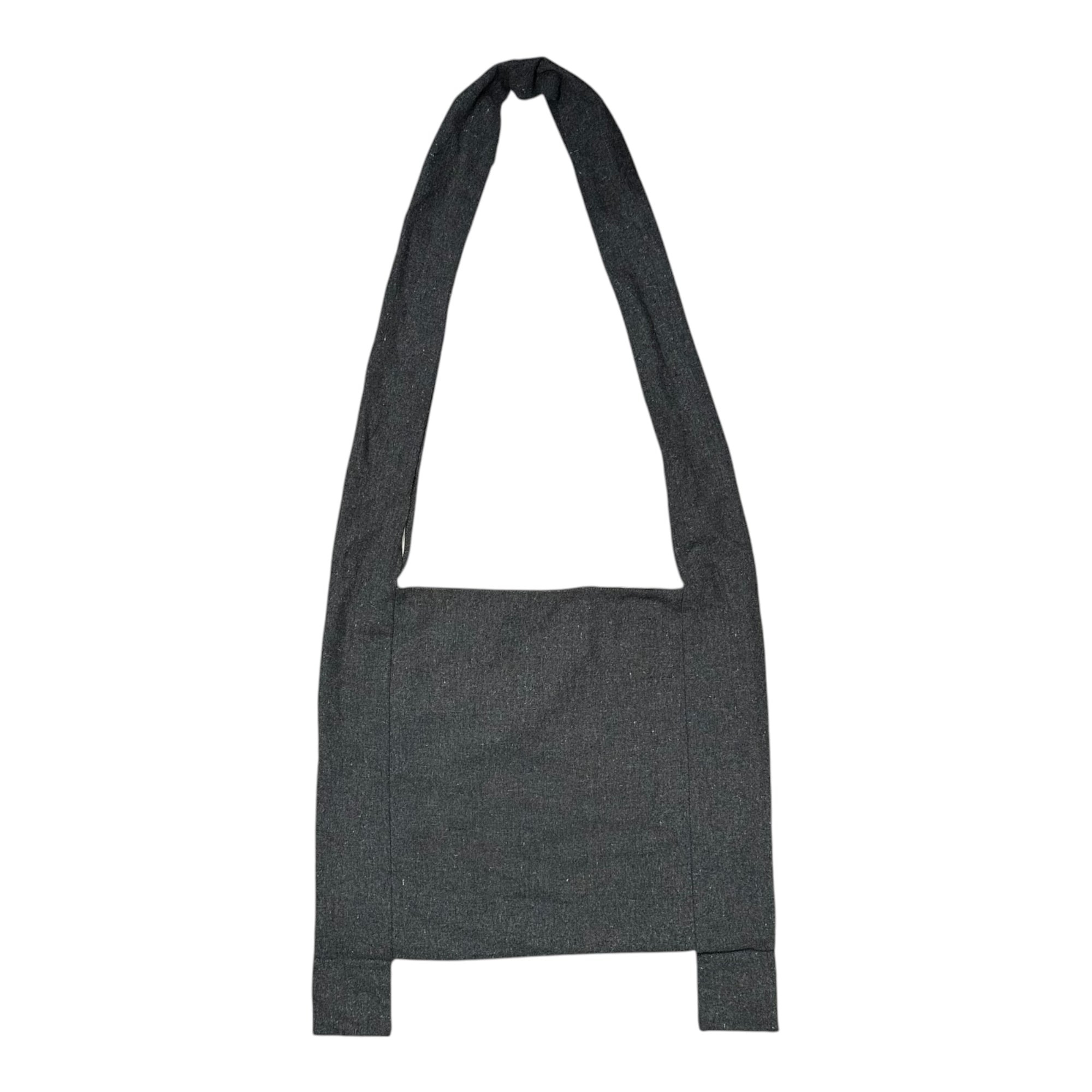 COMME des GARCONS COMME des GARCONS(コムデギャルソンコムデギャルソン) Wo/Co Reversible Shoulder Bag ウール コットン リバーシブル ショルダー バッグ グレー×ホワイト
