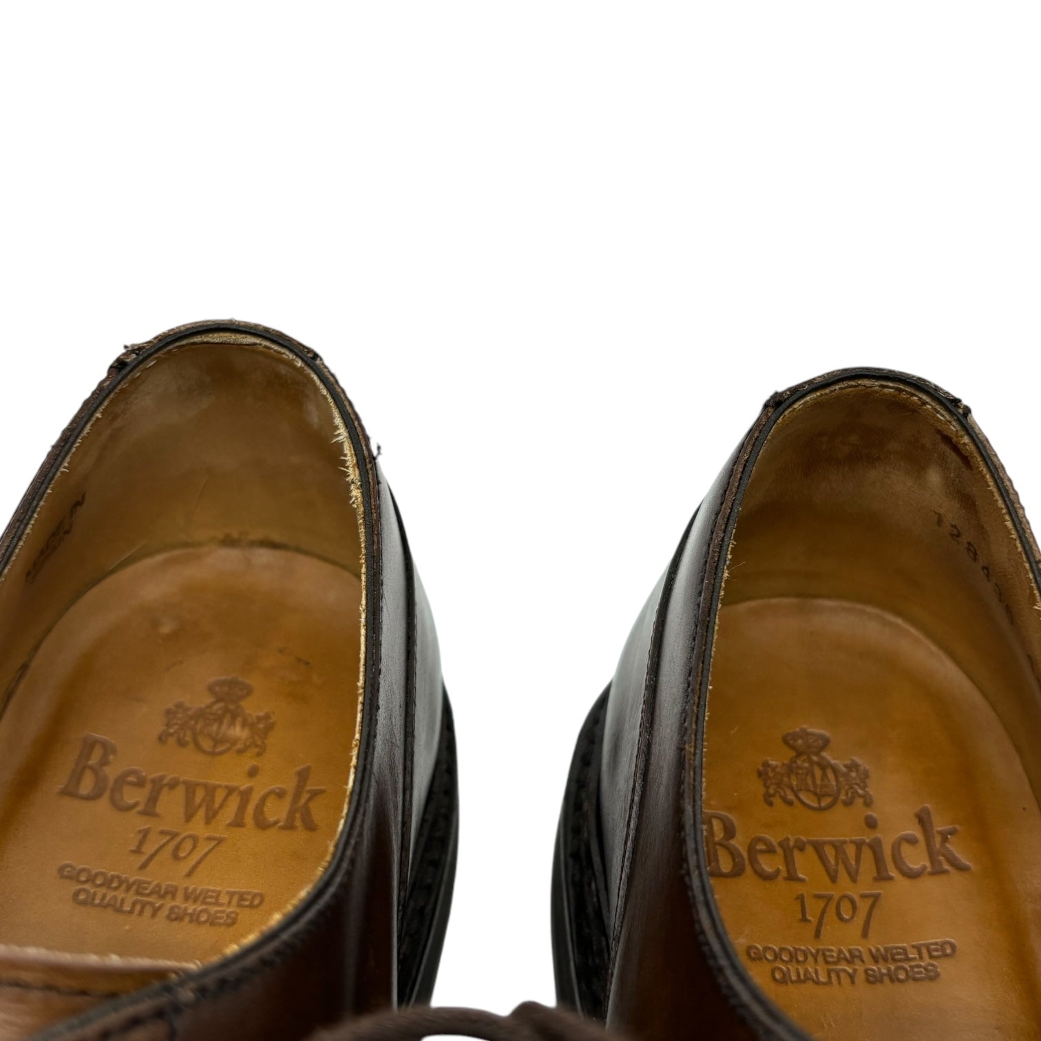 Berwick(バーウィック) BCVIBK U TIP leather shoes Uチップ レザー シューズ 4477 8(27cm程度