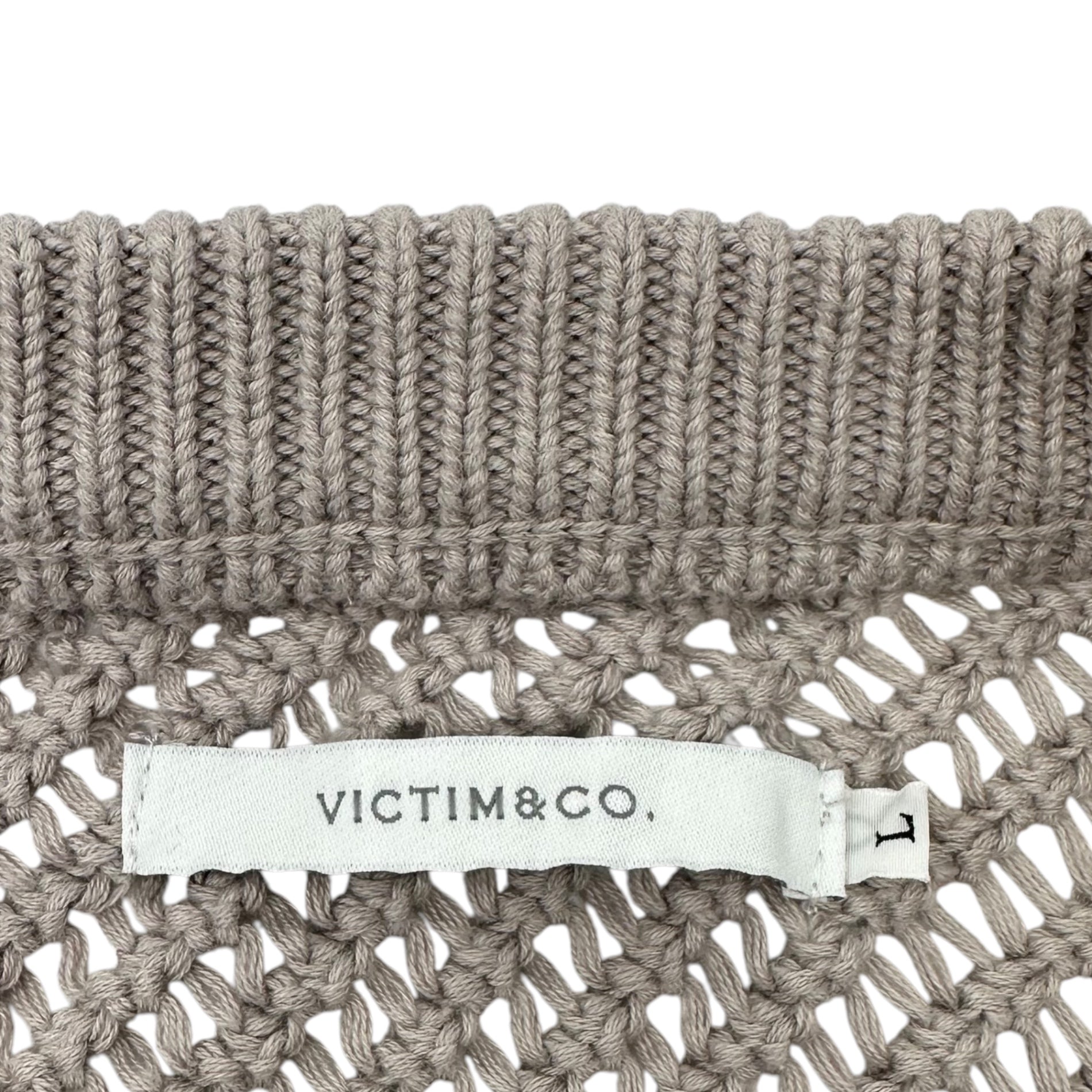 VICTIM(ヴィクティム) 24SS SUMMER CARDIGAN サマー カーディガン 透け 編み VTM-24-K-002 L ライトパープル