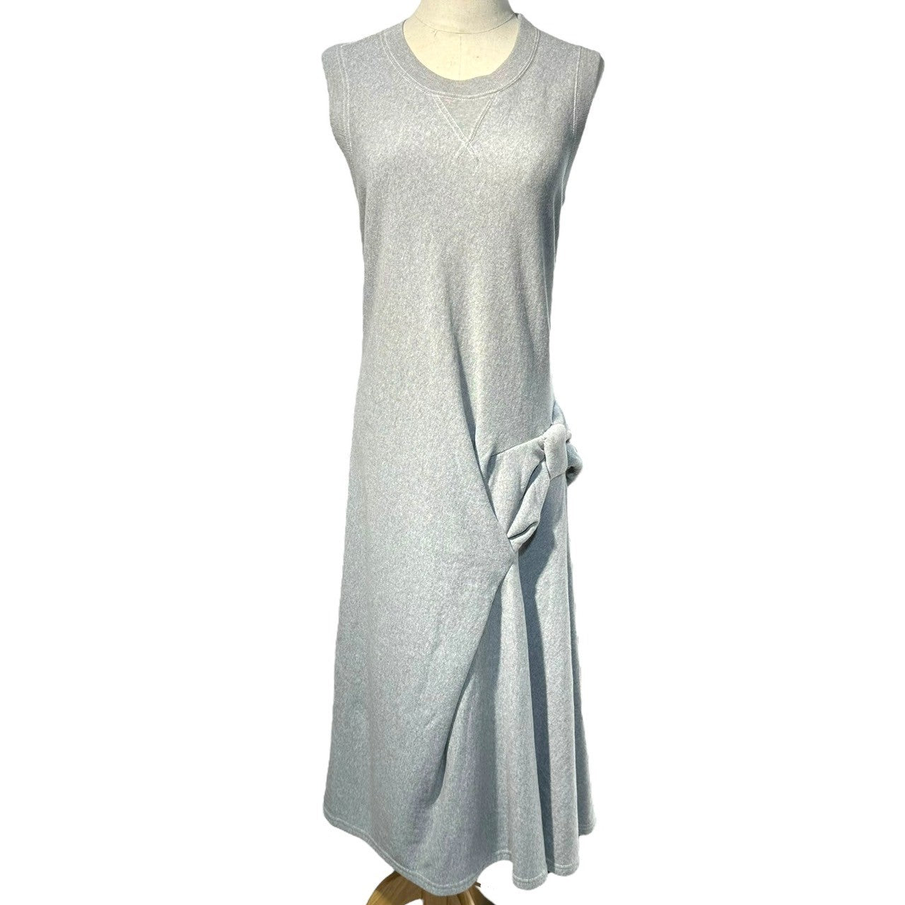 COMME des GARCONS JUNYA WATANABE × 10 corso como(コムデギャルソンジュンヤワタナベ × ディエチコルソコモ) 10AW Sleeveless Sweatshirt Dress ノースリーブ スウェット ワンピース SF-T104 FREE グレー AD2010