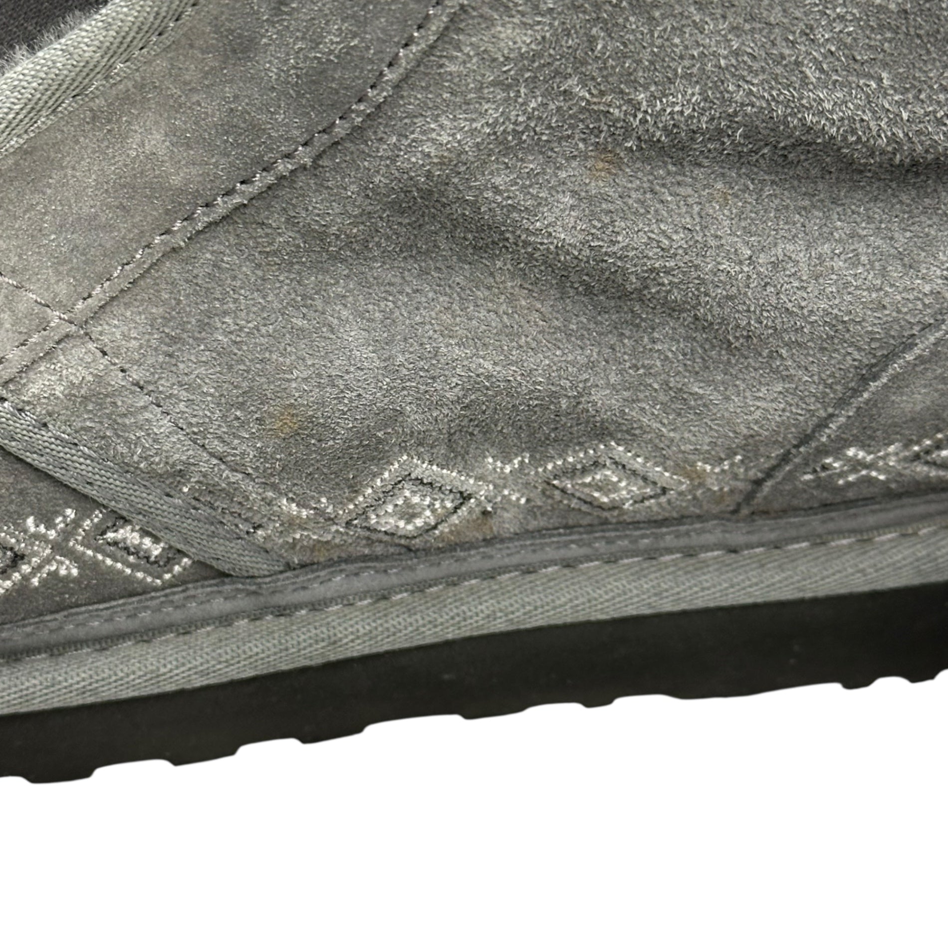 UGG(アグ) CLASSIC SHORT SPARKLE ZIP ムートン ブーツ F27118G 27cm グレー