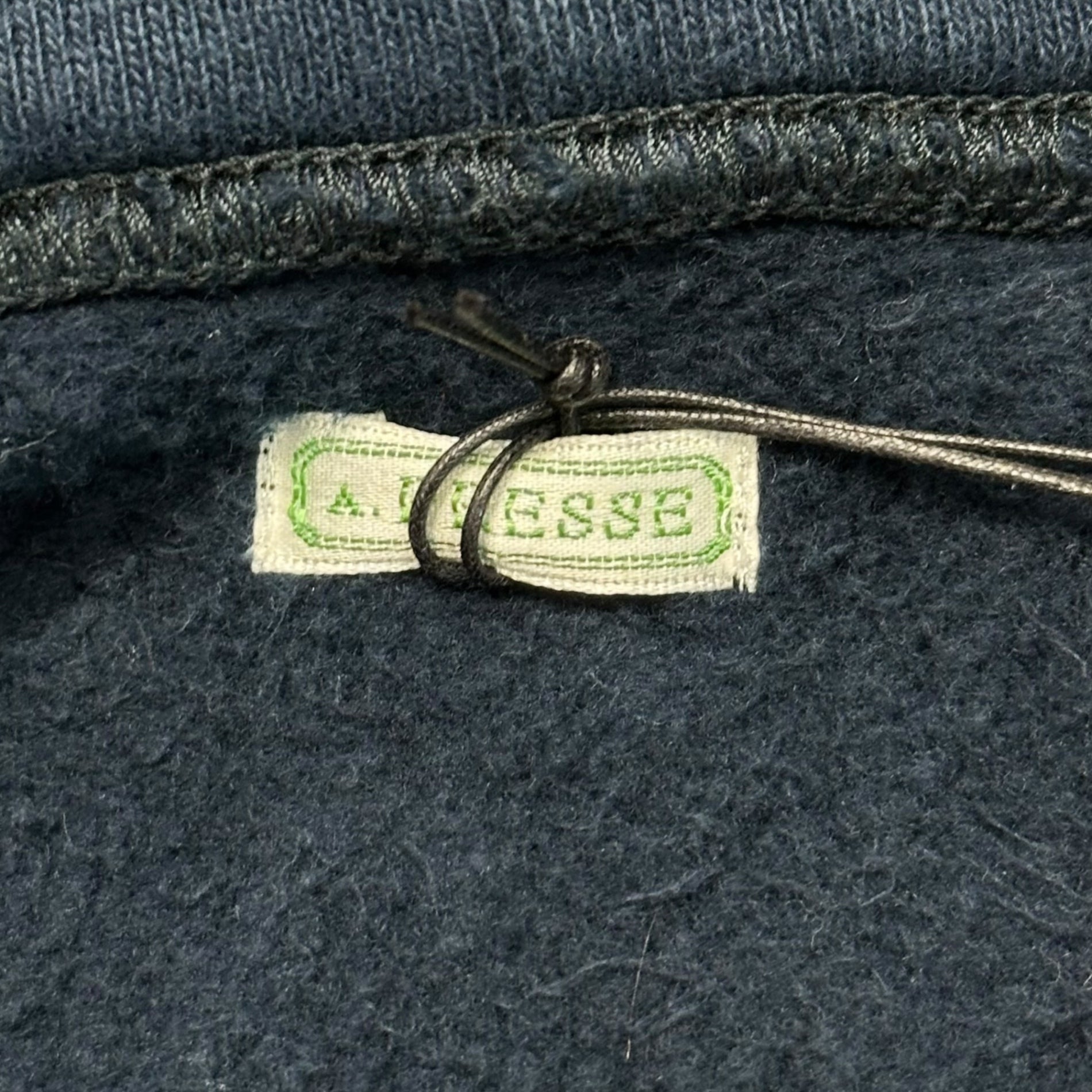 A.PRESSE(アプレッセ) 24SS Vintage Half Zip Sweat Hoodie ヴィンテージ ハーフジップ スウェット フーディー 24SAP-05-02K 2 ネイビー パーカー