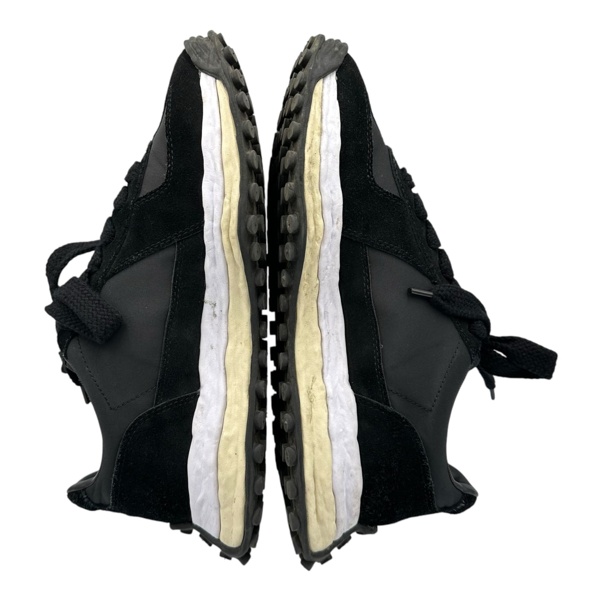 Maison MIHARA YASUHIRO(メゾンミハラヤスヒロ) "LARRY" OG Sole Mix Material Low-top Sneaker ローカット スニーカー A14FW703 45 ブラック