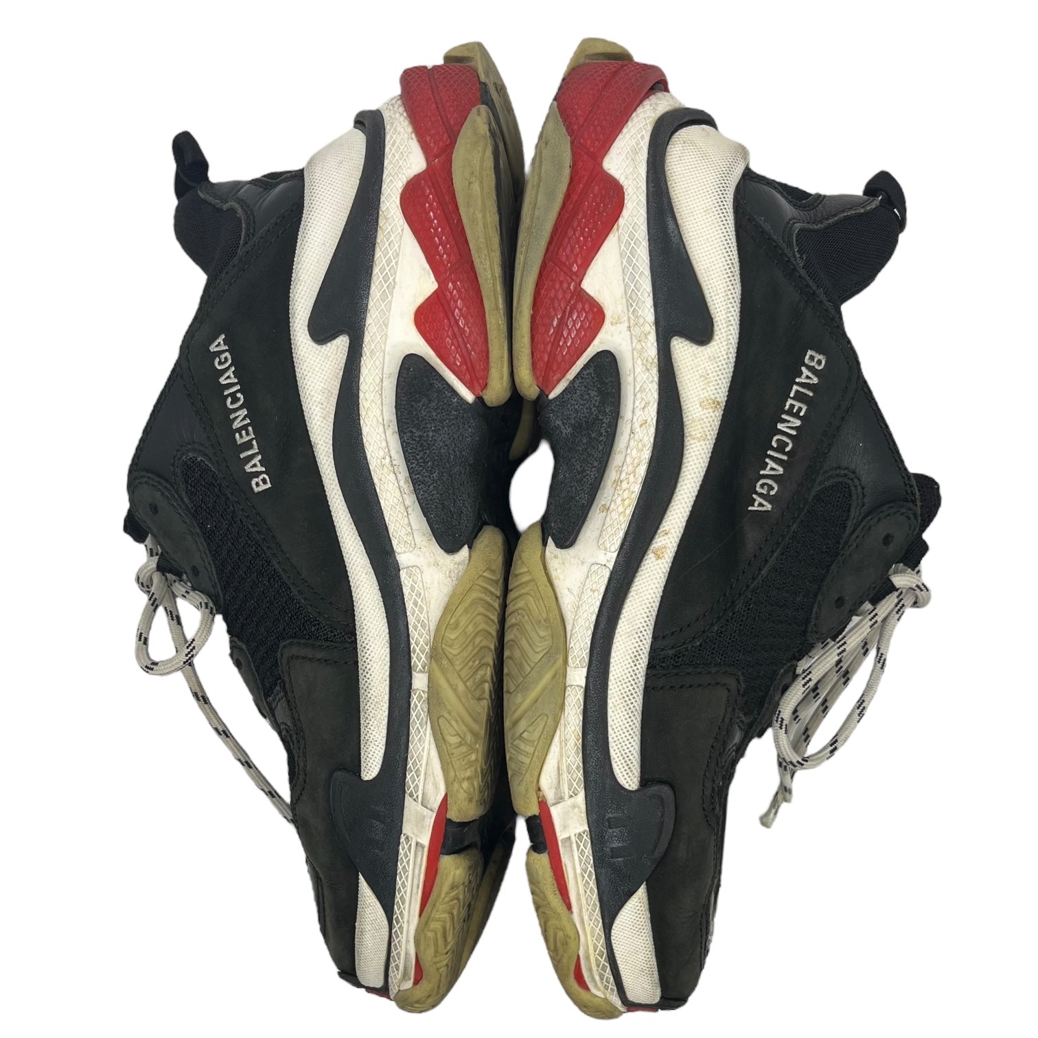 BALENCIAGA(バレンシアガ) TRIPLE S トリプルエス 27.5cm ブラック ローカット ダッド スニーカー 厚底