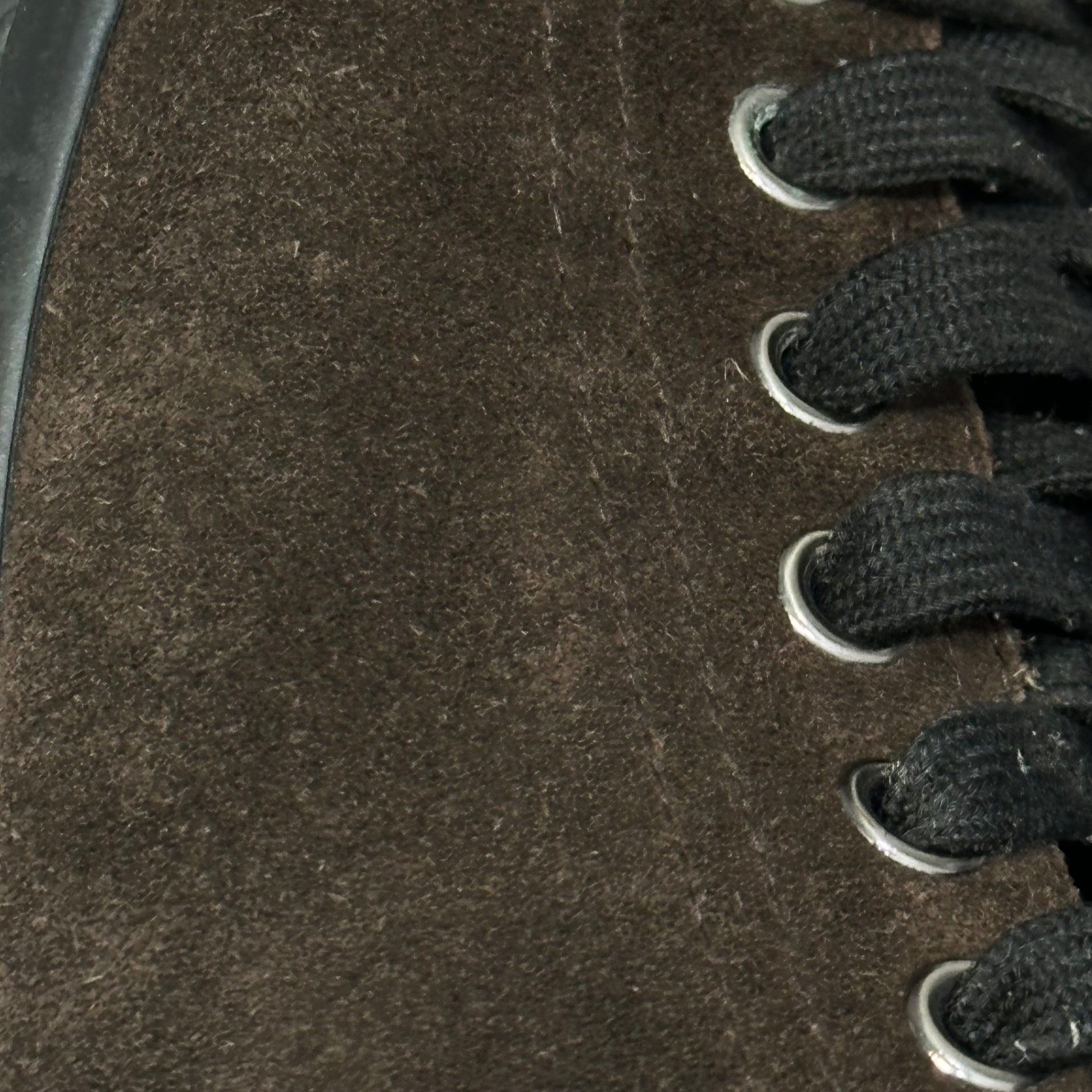 PRADA(プラダ) Suede Low-Top Sneakers スウェード ローカット スニーカー 4E2105 9(27.0cm程度) ブラウン×ブラック×レッド