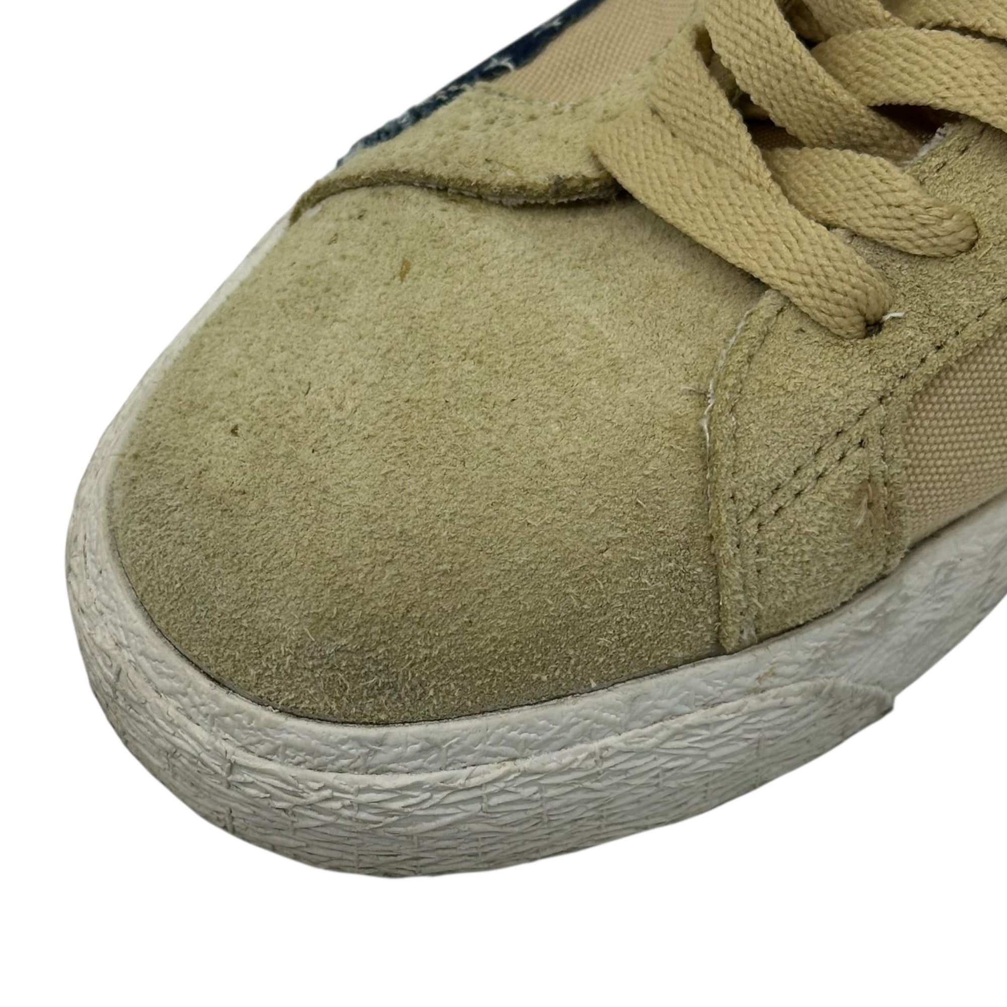 NIKE SB(ナイキエスビー) SB Zoom Blazer Mid Premium "Sashikopack/Sesami" SB ズーム ブレーザー ミッド プレミアム 刺し子 セサミ CT0715-200 26.5cm ベージュ×ネイビー ハイカット スニーカー