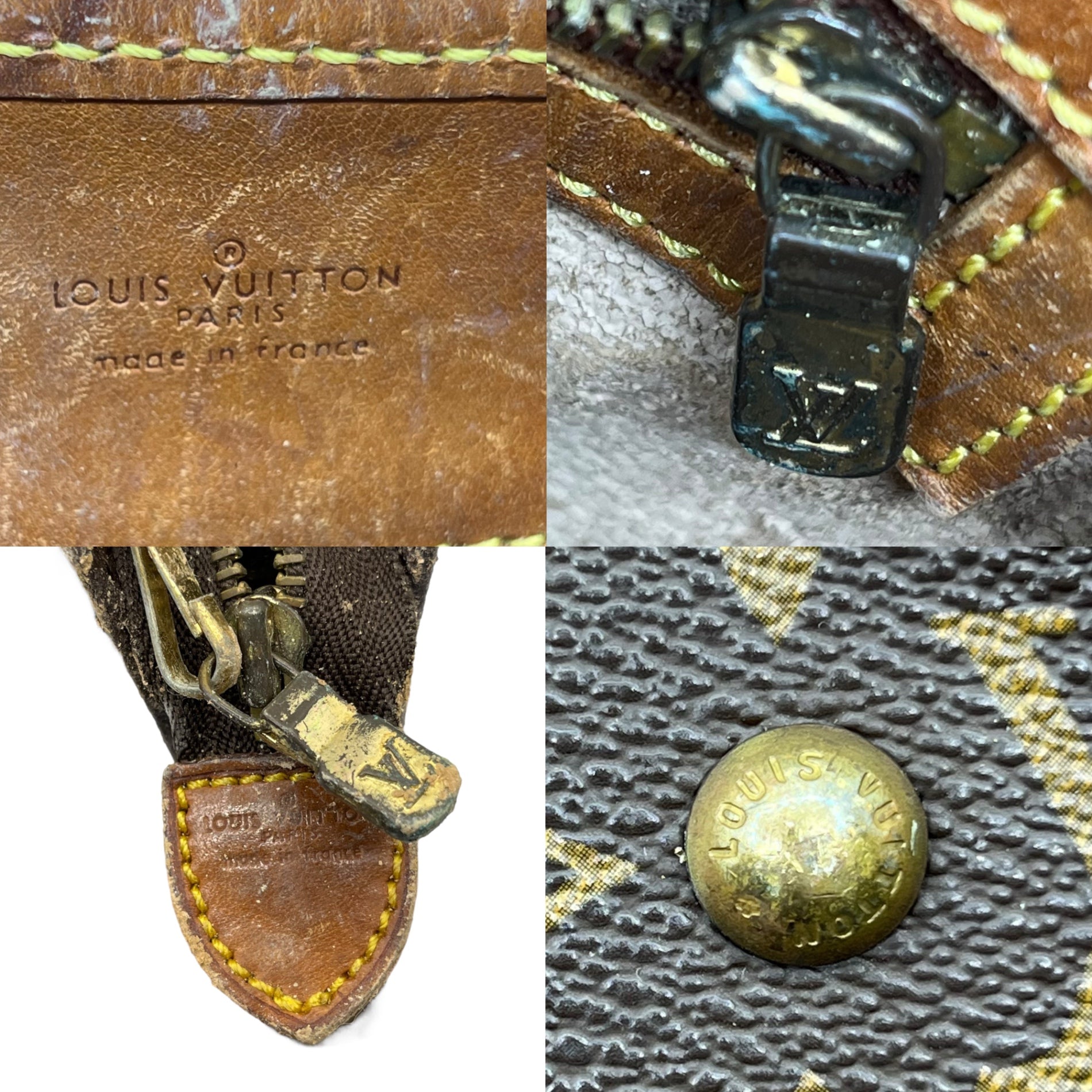 LOUIS VUITTON(ルイヴィトン) 80’s monogram bucket PM モノグラム バケット PM M42238 ブラウン 864VI 80年代 86年4月製造 ヴィンテージ ハンド バッグ