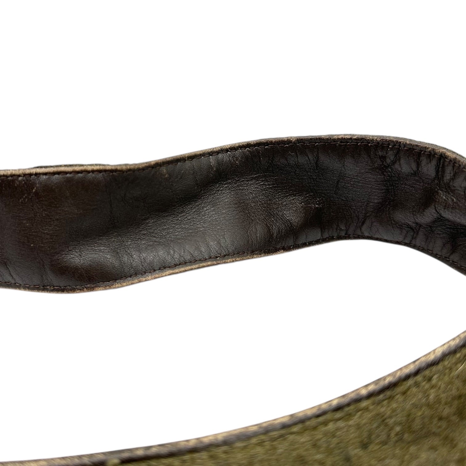 Y's(ワイズ) Wool leather Egg Bag ウール レザー エッグ バッグ オリーブ ハンド トート