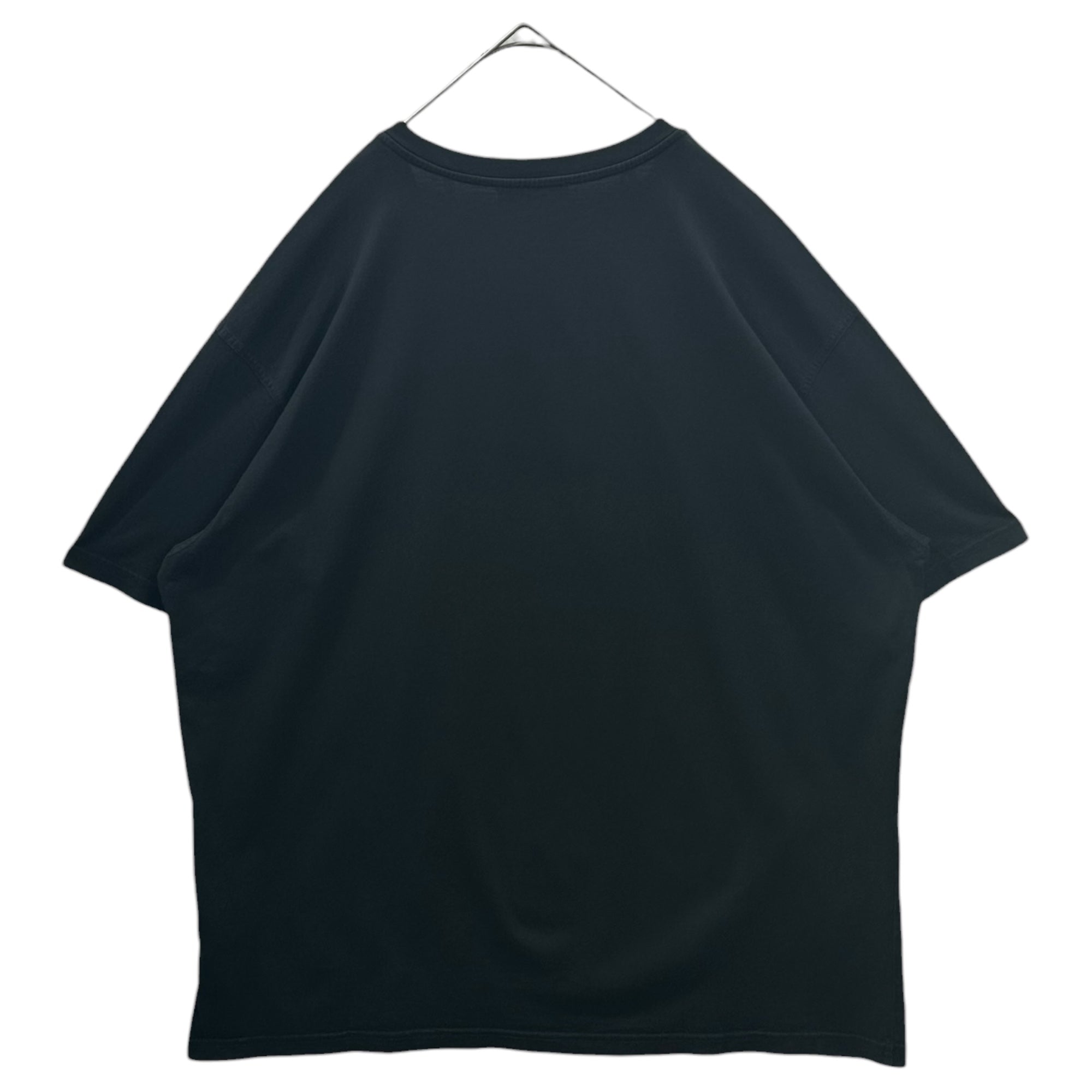 GIVENCHY(ジバンシィ) 2019AW Layered-Logo Crew-Neck T-Shirt 重ね ロゴ クルーネック Tシャツ BM70UK3002 XXL ブラック×ホワイト×レッド