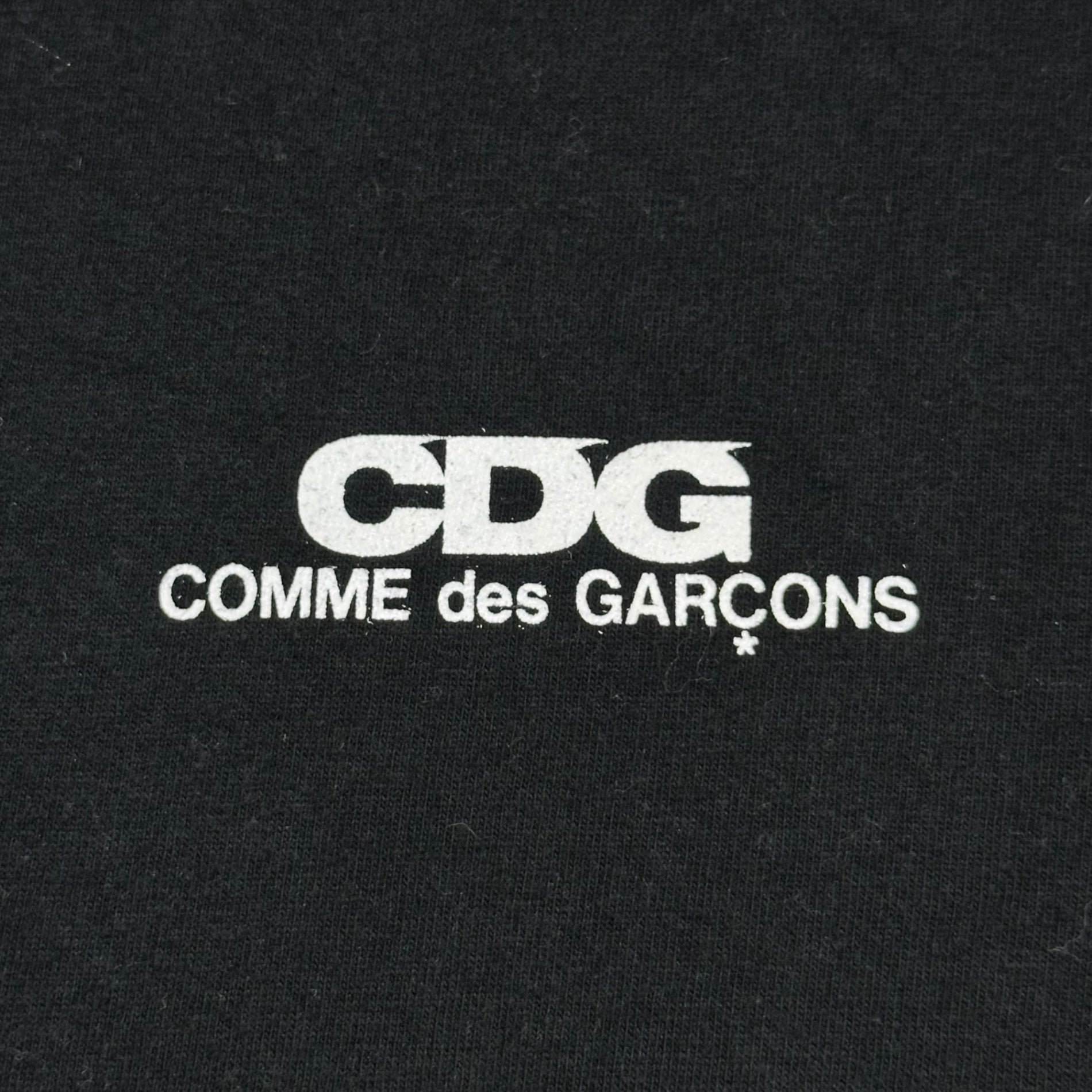 CDG COMME des GARCONS(シーディージーコムデギャルソン) 19AW Logo Crew Neck T-Shirt ロゴ クルーネック Tシャツ SZ-T029 L ブラック AD2019