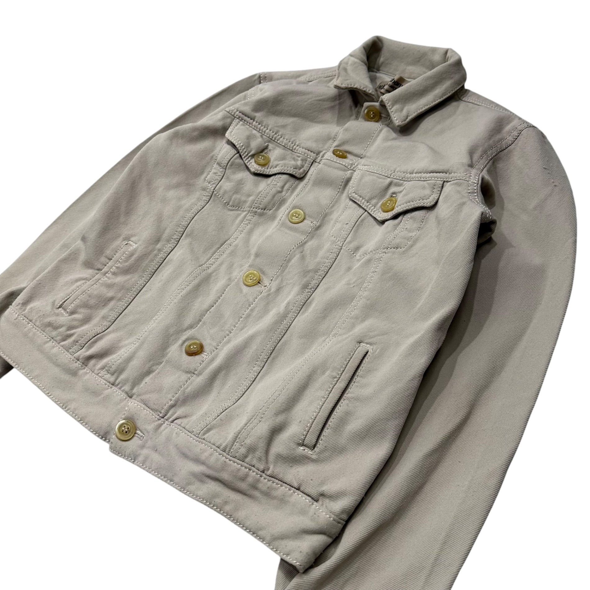 robe de chambre COMME des GARCONS(ローブドシャンブルコムデギャルソン) 2000SS Polyester-Felted Tracker Jacket ポリ縮絨 トラッカー ジャケット RJ-100450 FREE ベージュ AD1999