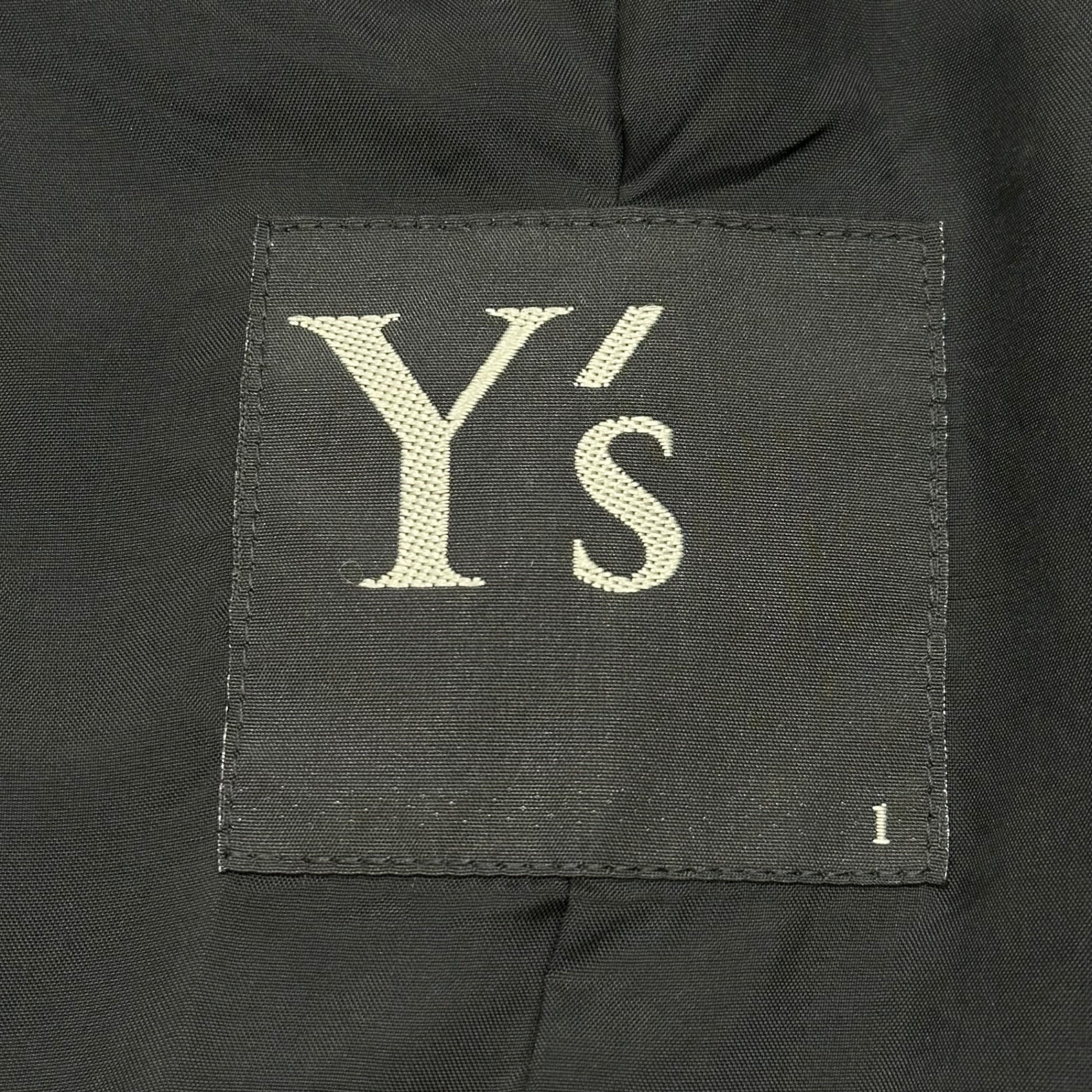 Y's(ワイズ) “Haori” Dolman-Sleeve Cowhide Leather Jacket 「羽織」 ドルマン スリーブ カウレザー ジャケット YW-J33-710 1(S程度) ブラック 男性着用可能