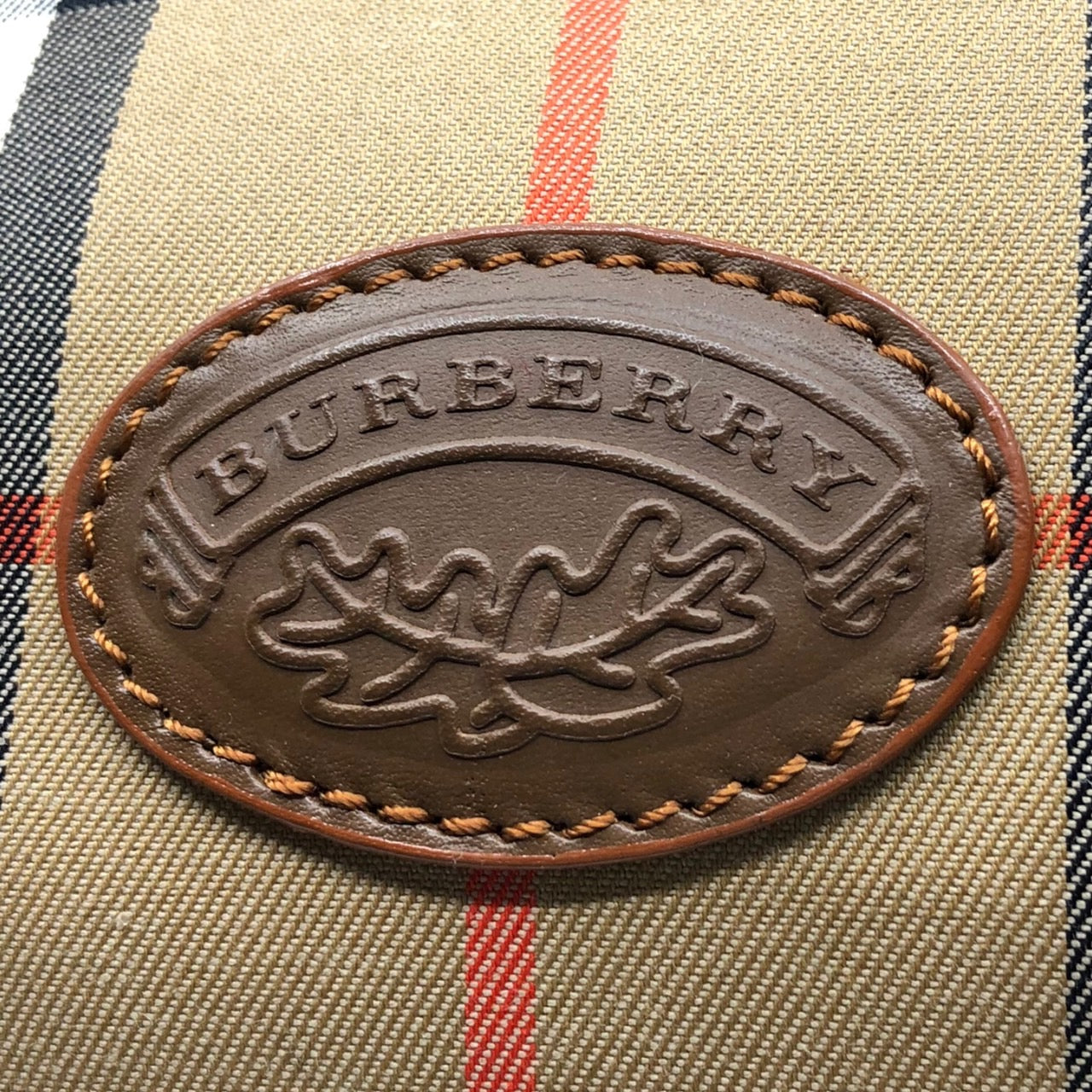 BURBERRY(バーバリー) ロゴノヴァチェックボストンバッグ/旅行鞄 ベージュ 鍵付き