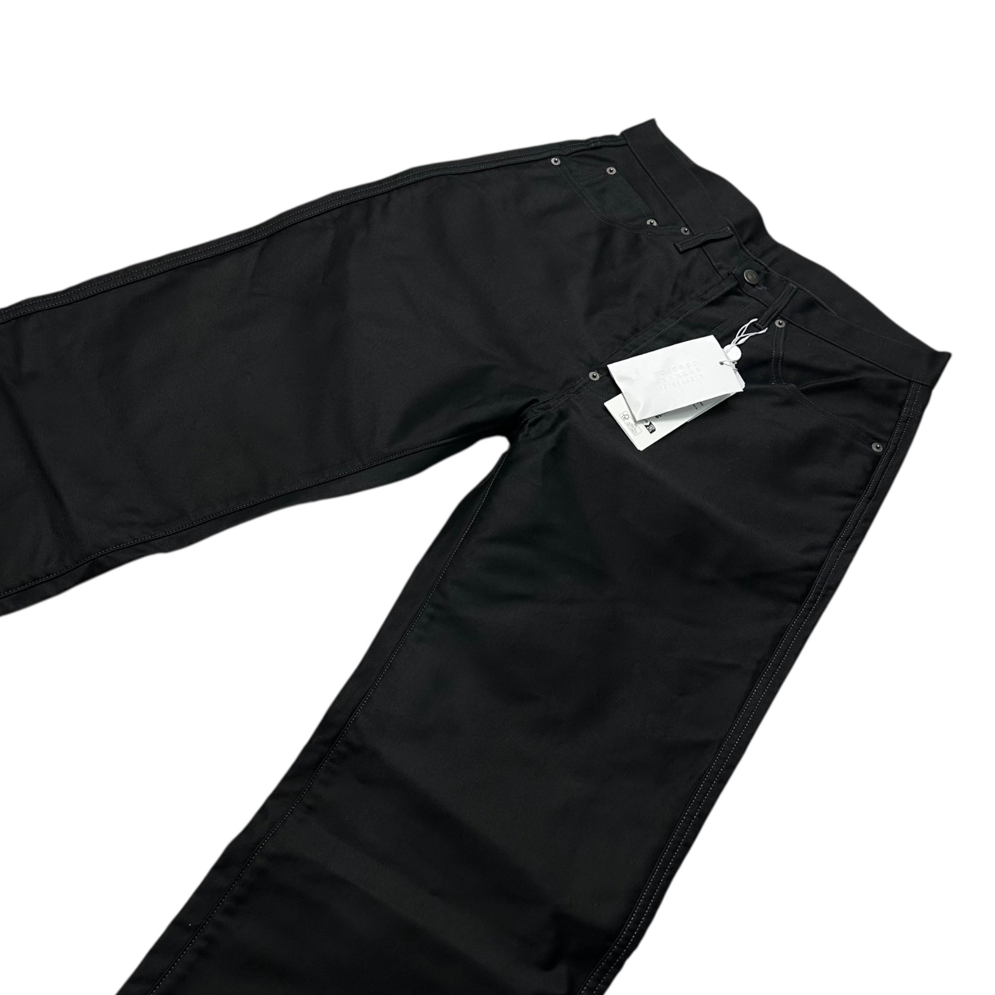 MAISON MARGIELA(メゾンマルジェラ) 24AW 5POCKET TROUSER PANTS 5 ポケット トラウザー パンツ S67LA0039 30 ブラック