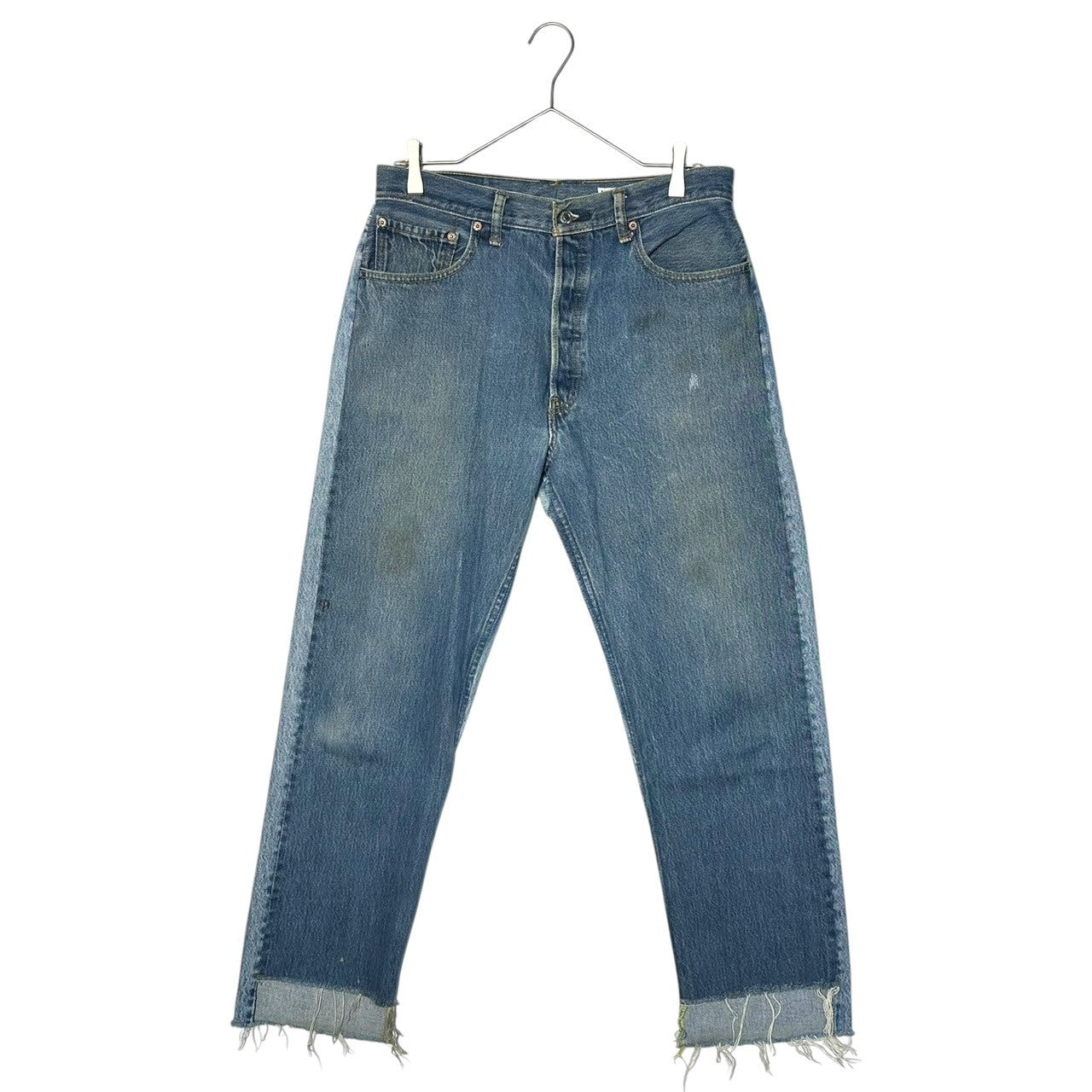 SUNNY SIDE UP(サニーサイドアップ) ヴィンテージ 再構築 デニム パンツ Vintage Reconstructed Denim Pants 3 ライトインディゴ リメイク カットオフ 岡山県児島ブランド