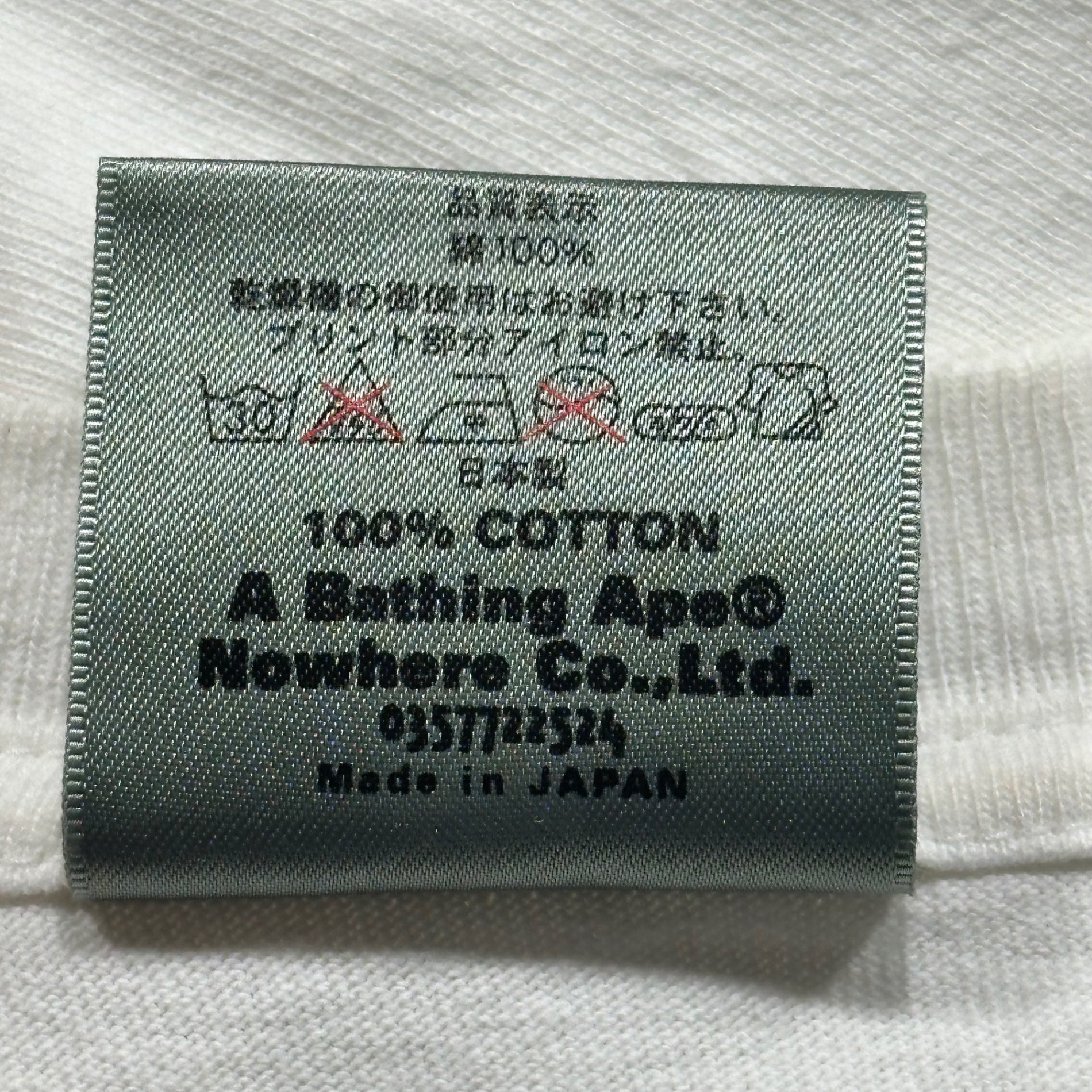 A BATHING APE(アベイシングエイプ) 90~00's STAR GIRL T-SHIRT スター ガール Tシャツ 90~00年代 M ホワイト×ブラック×パープル