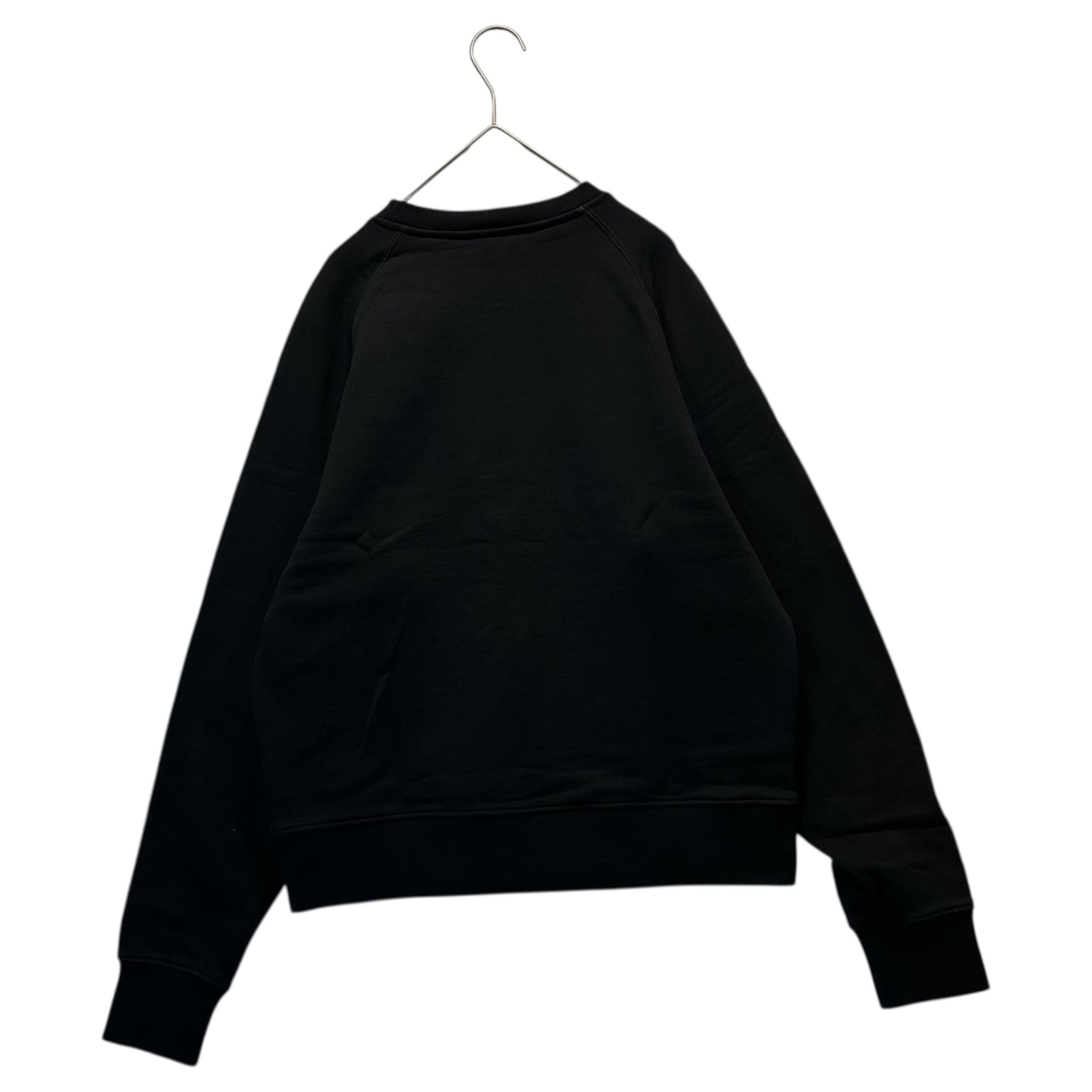 Maison Kitsune(メゾンキツネ) Double-Face Logo Crewneck Sweatshirt ダブルフェイス ロゴ クルーネック スウェット JW00333KM0001 M ブラック