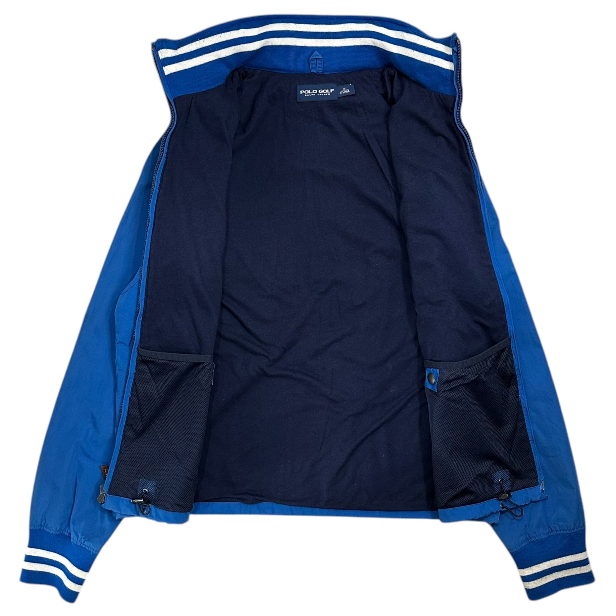 POLO GOLF RALPH LAUREN(ポロゴルフラルフローレン) Nylon Zip-Up Jacket ナイロン ジップアップ ジャケット 7287043LSWB5 M ブルー