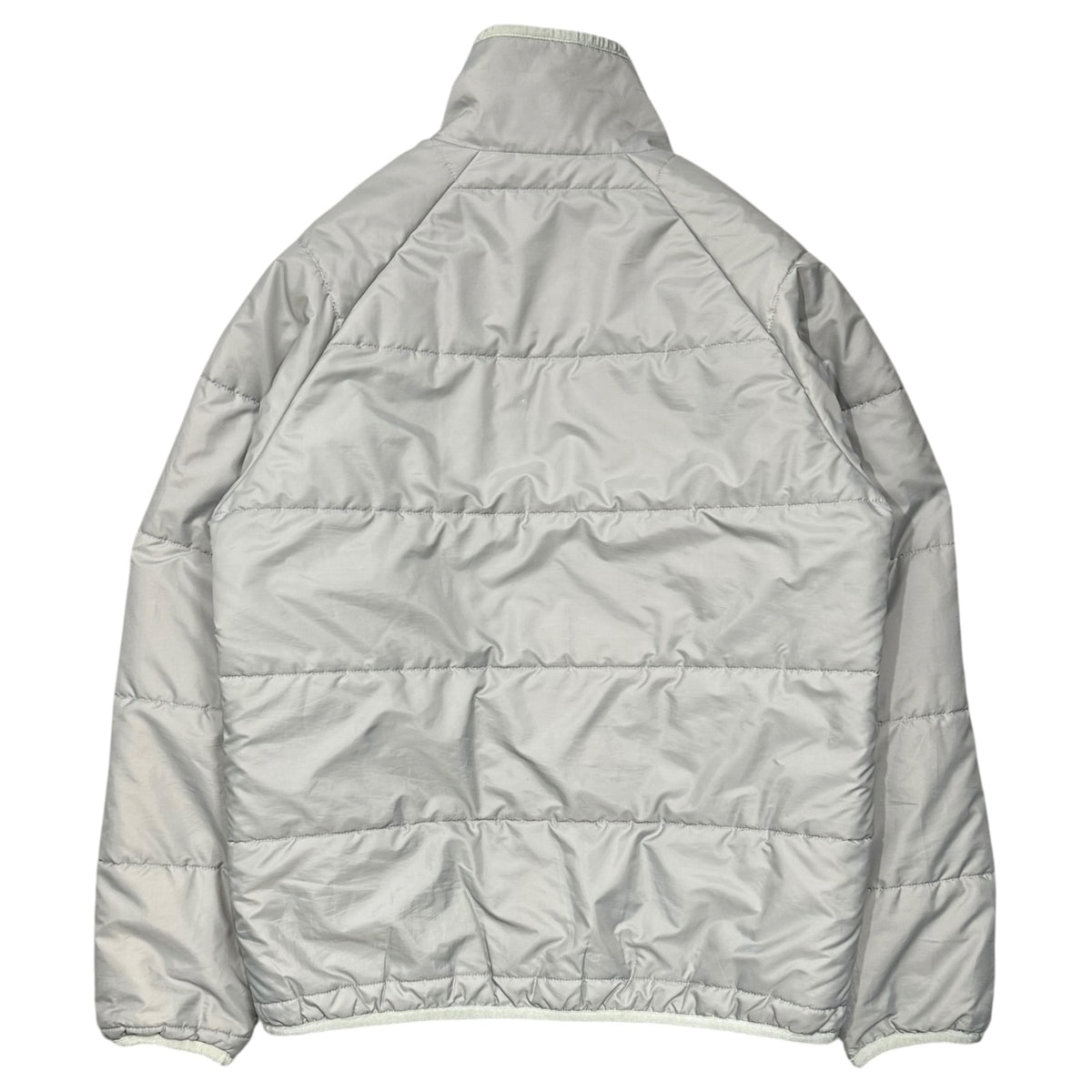 RESONATE GOODENOUGH(リゾネイトグッドイナフ) 2000's One-Point Logo Padded Jacket ワンポイント ロゴ 中綿 ジャケット R0-0516 M ライトグレー 00s