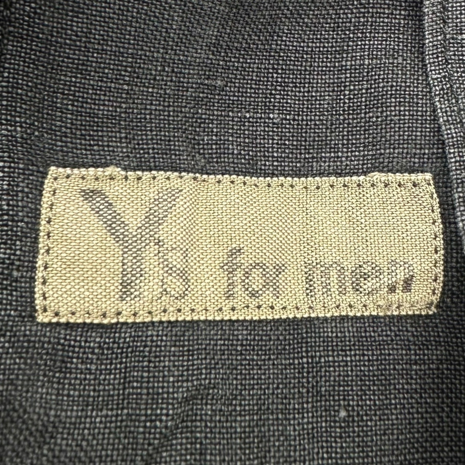 Y's for men(ワイズフォーメン) Early 80s Tag Linen Double Pocket Shirt Jacket 80年代 初期タグ リネン ダブル ポケット シャツ ジャケット MS-Y01-307 FREE(L程度) ブラック