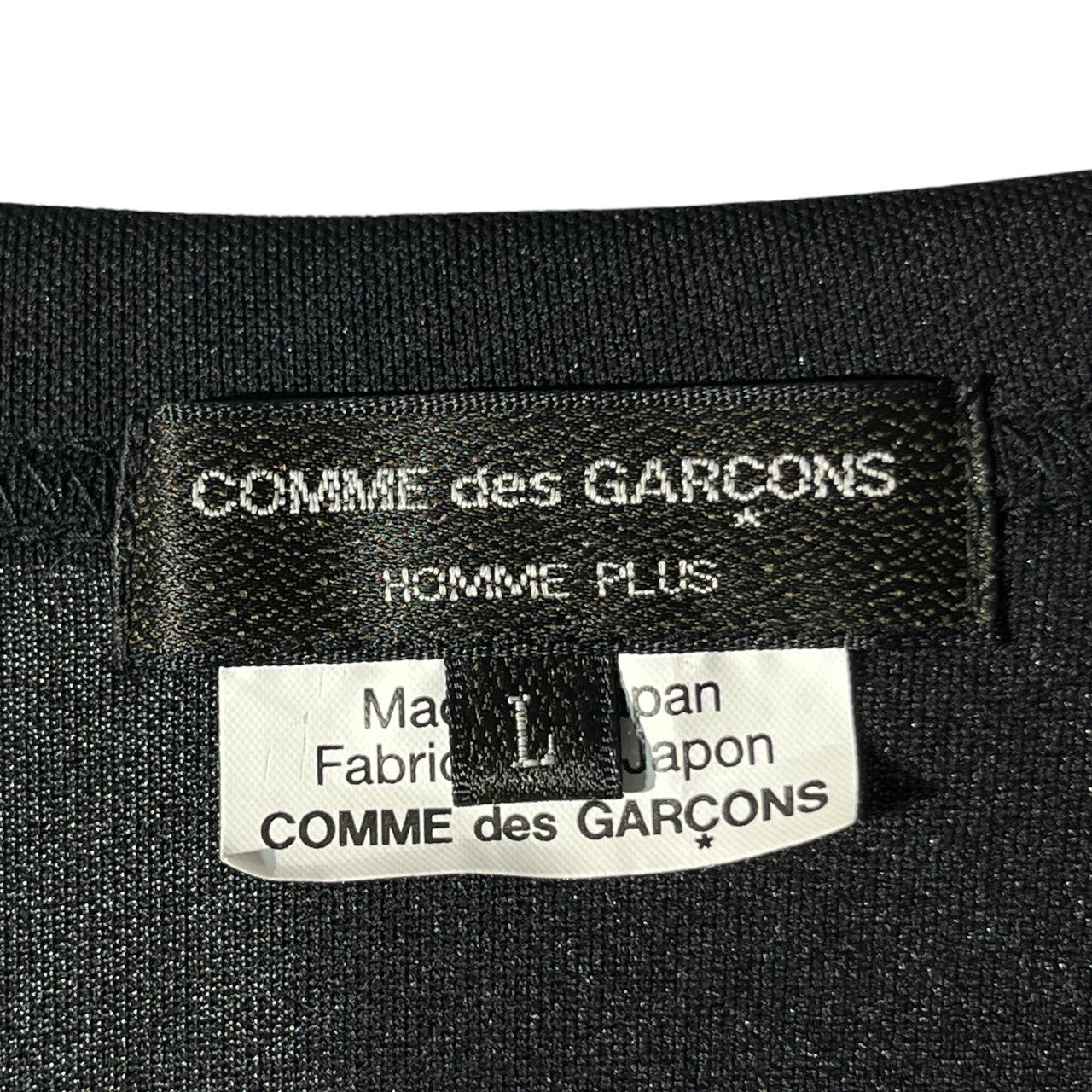 COMME des GARCONS HOMME PLUS(コムデギャルソンオムプリュス) 22SS 花の存在期 Floral Embroidery Polyester Wide T-Shirt 花刺繍 ポリエステル ワイド Tシャツ PI-T029 L ブラック AD2021