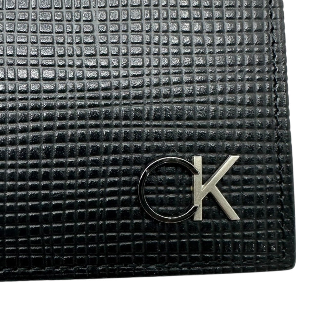 CALVIN KLEIN(カルバンクライン) Logo Leather Long Wallet ロゴ レザー 長財布 ブラック