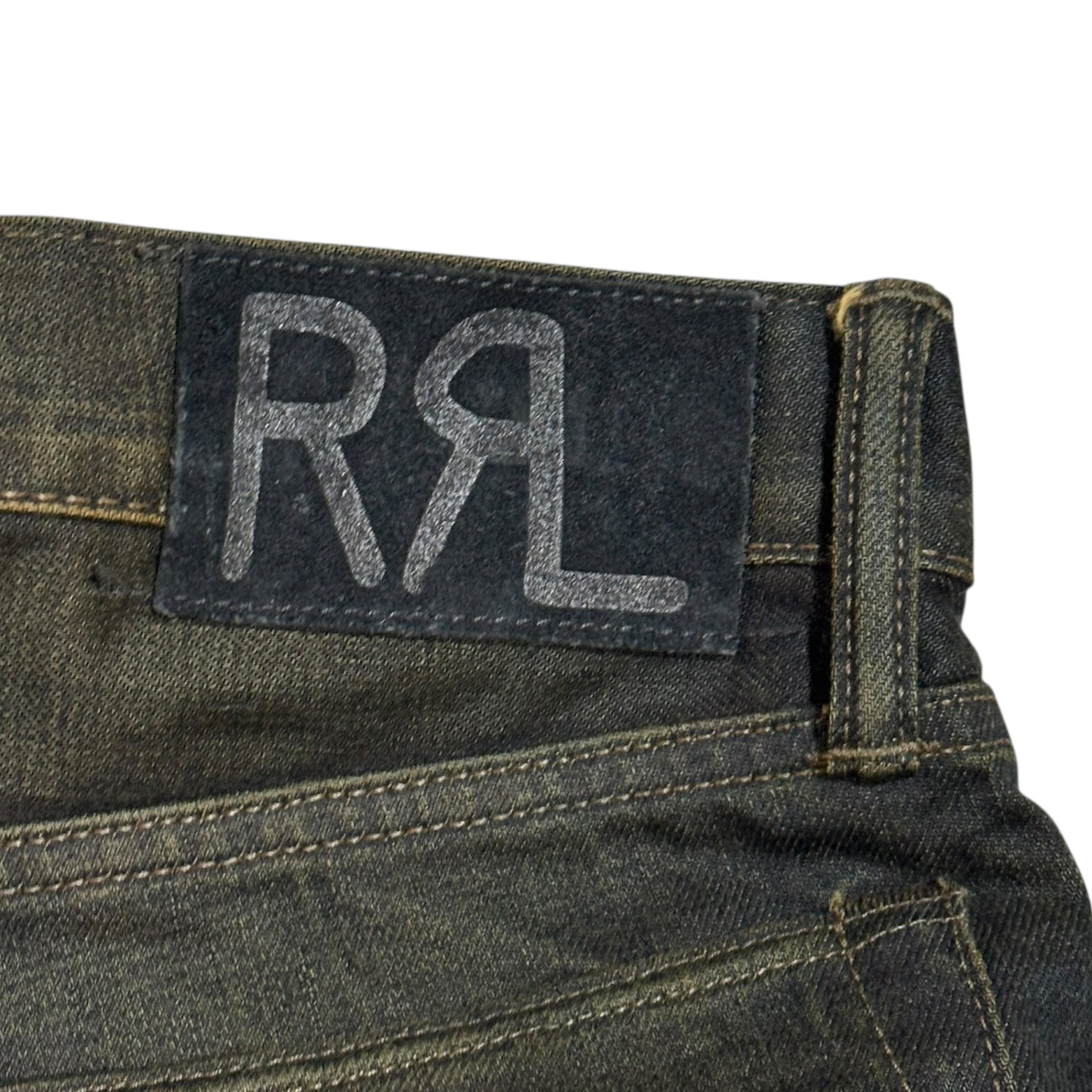 RRL(ダブルアールエル) Side Chimayo Stitch Black Denim Pants サイド チマヨ ステッチ ブラックデニムパンツ 4898512RUEMS 32 ブラック