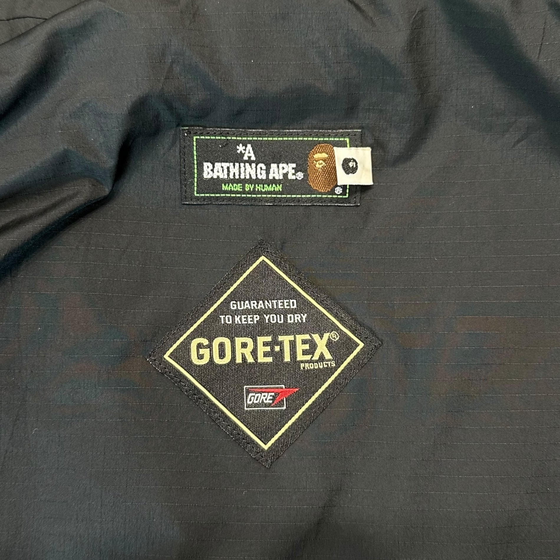 A BATHING APE(アベイシングエイプ) 00's 1ST CAMO SNOWBOARD JACKET ファーストカモ スノボード ジャケット スノボ M カーキ